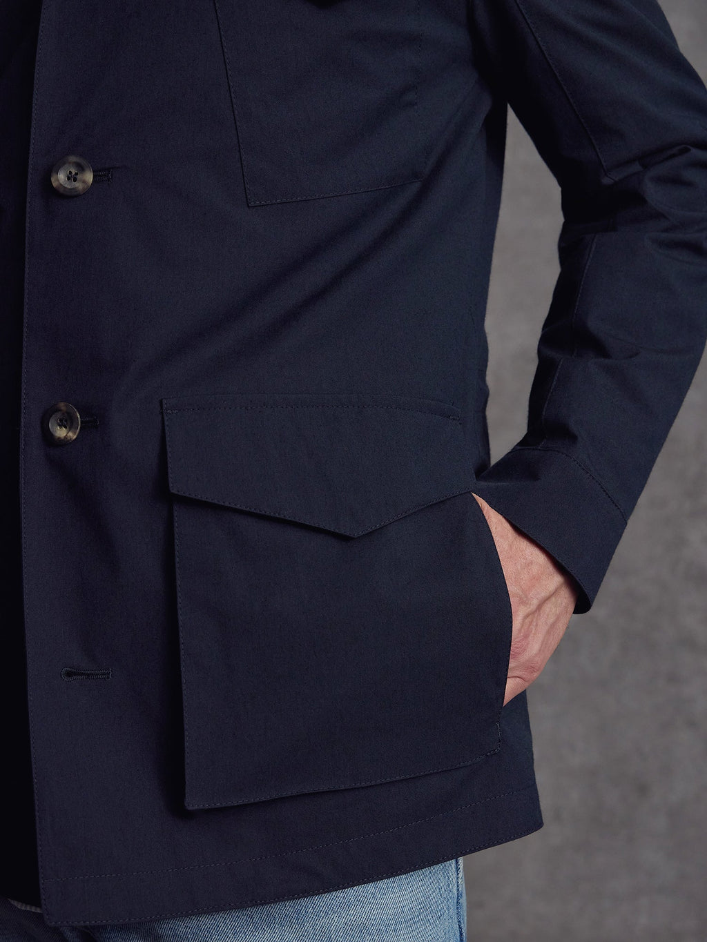 The Richmond Revere Jacket - Ink