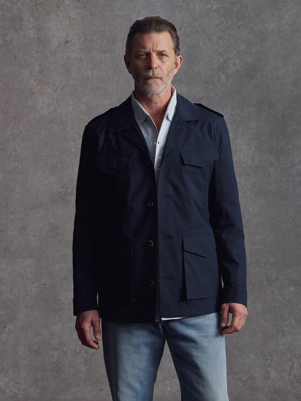 The Richmond Revere Jacket - Ink