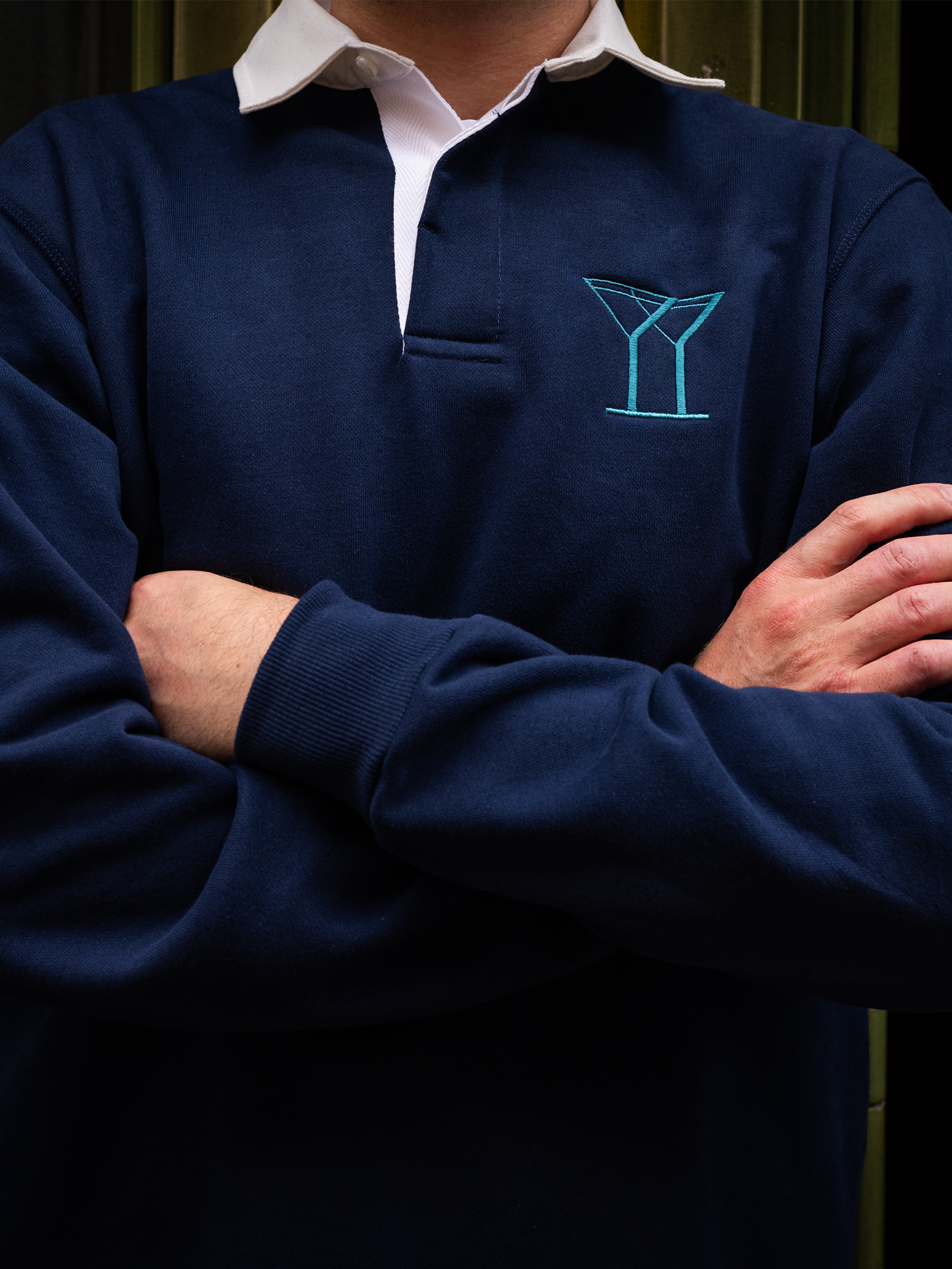 PWVC X SCHOFIELD’S BAR RUGBY SHIRT - Navy