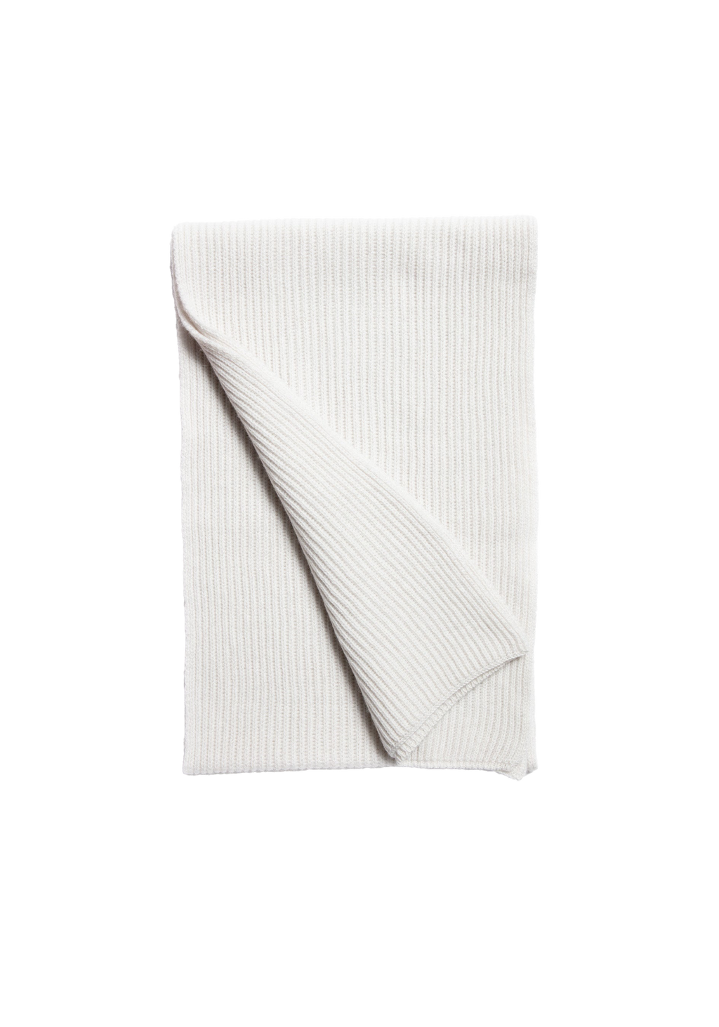The Cashmere Ribbed Scarf