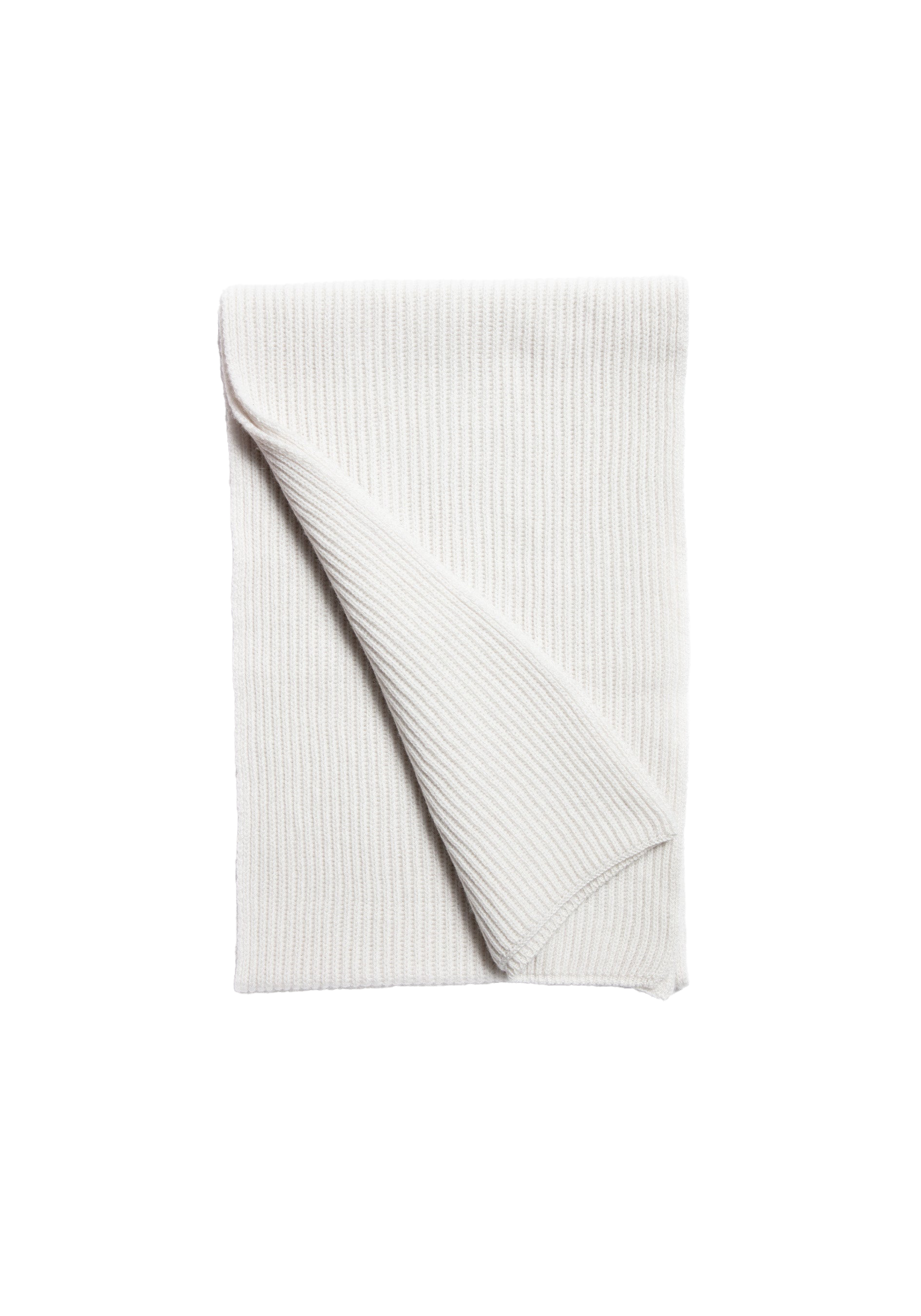 The Cashmere Ribbed Scarf