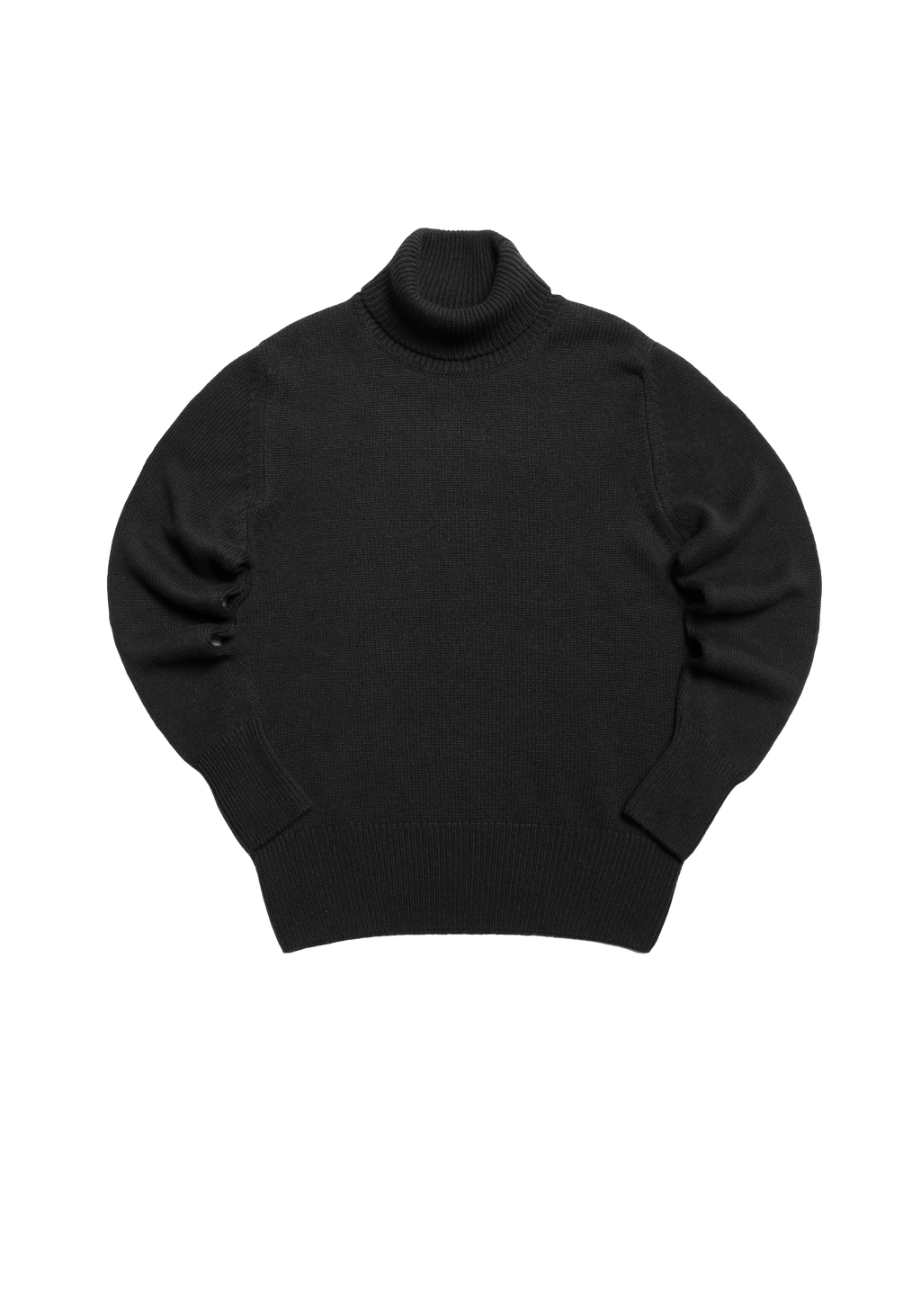 The Cashmere Submariner Rollneck - Black