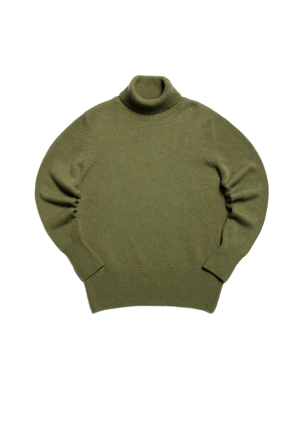 The Cashmere Submariner Rollneck - Green