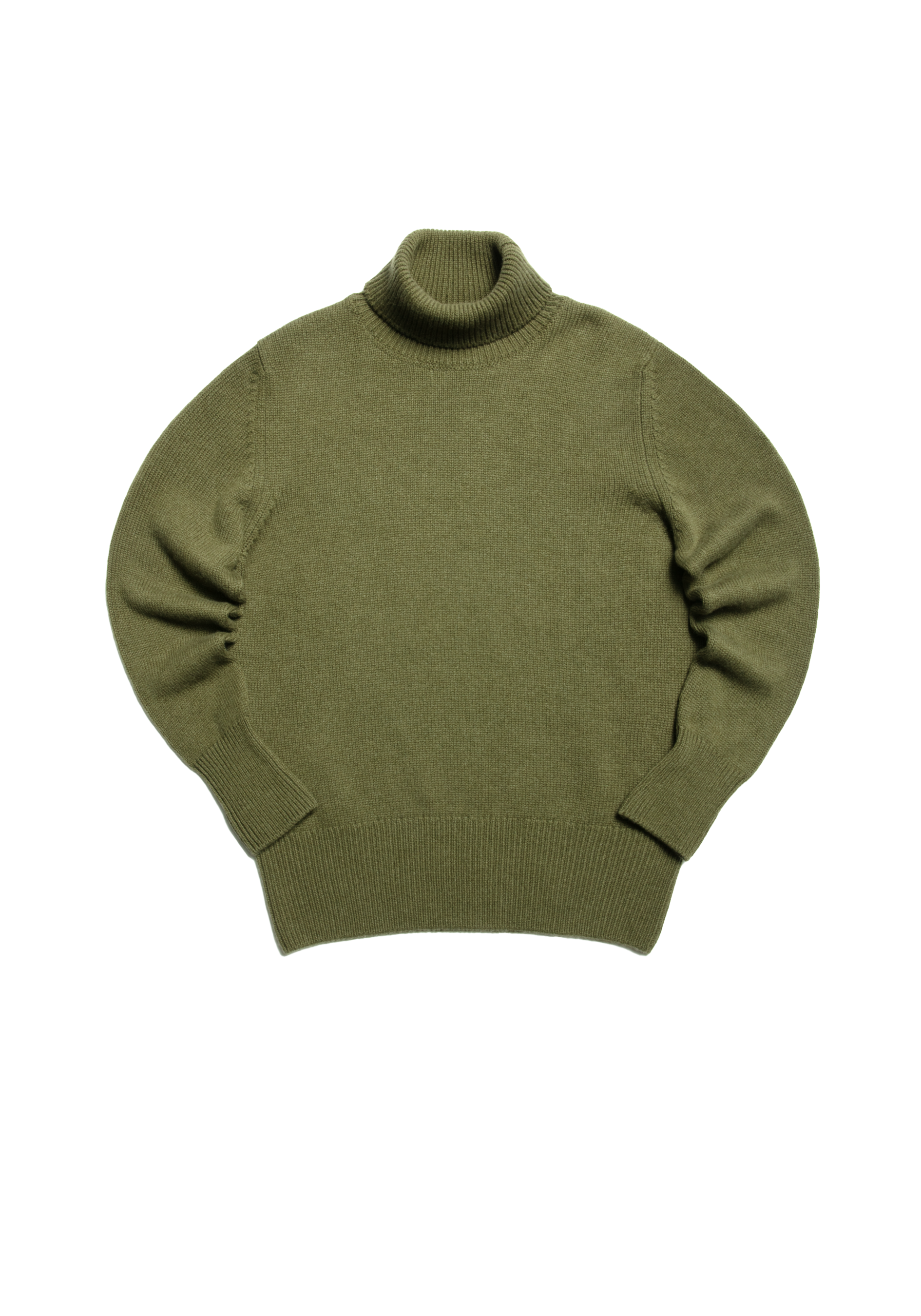 The Cashmere Submariner Rollneck - Green