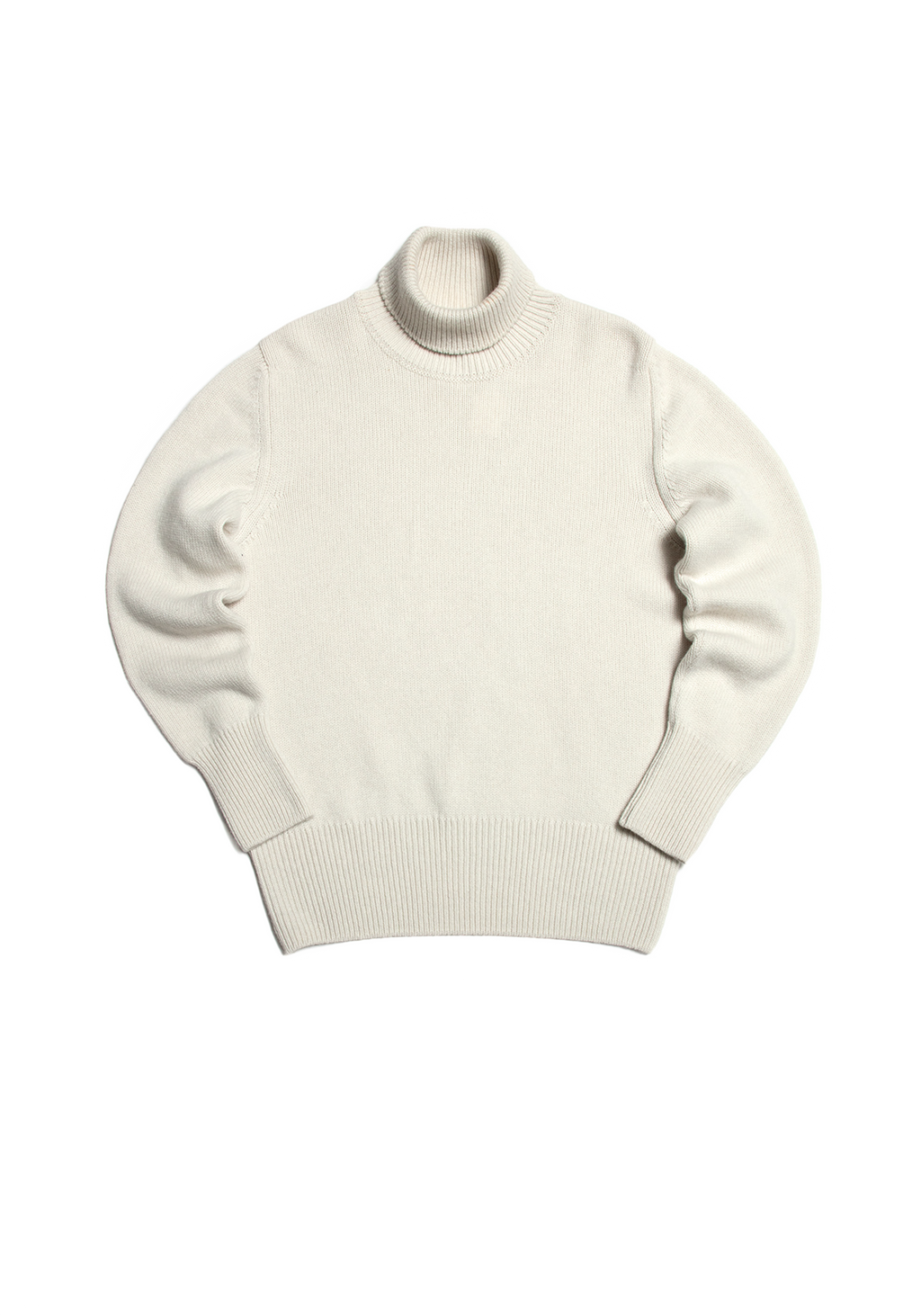 The Cashmere Submariner Rollneck - Ivory