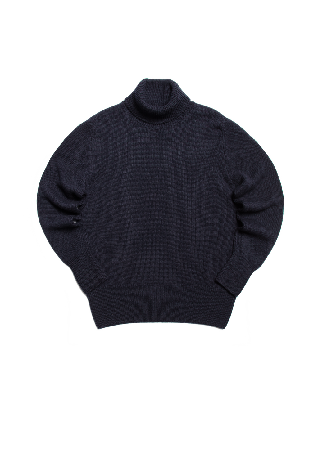 The Cashmere Submariner Rollneck - Midnight