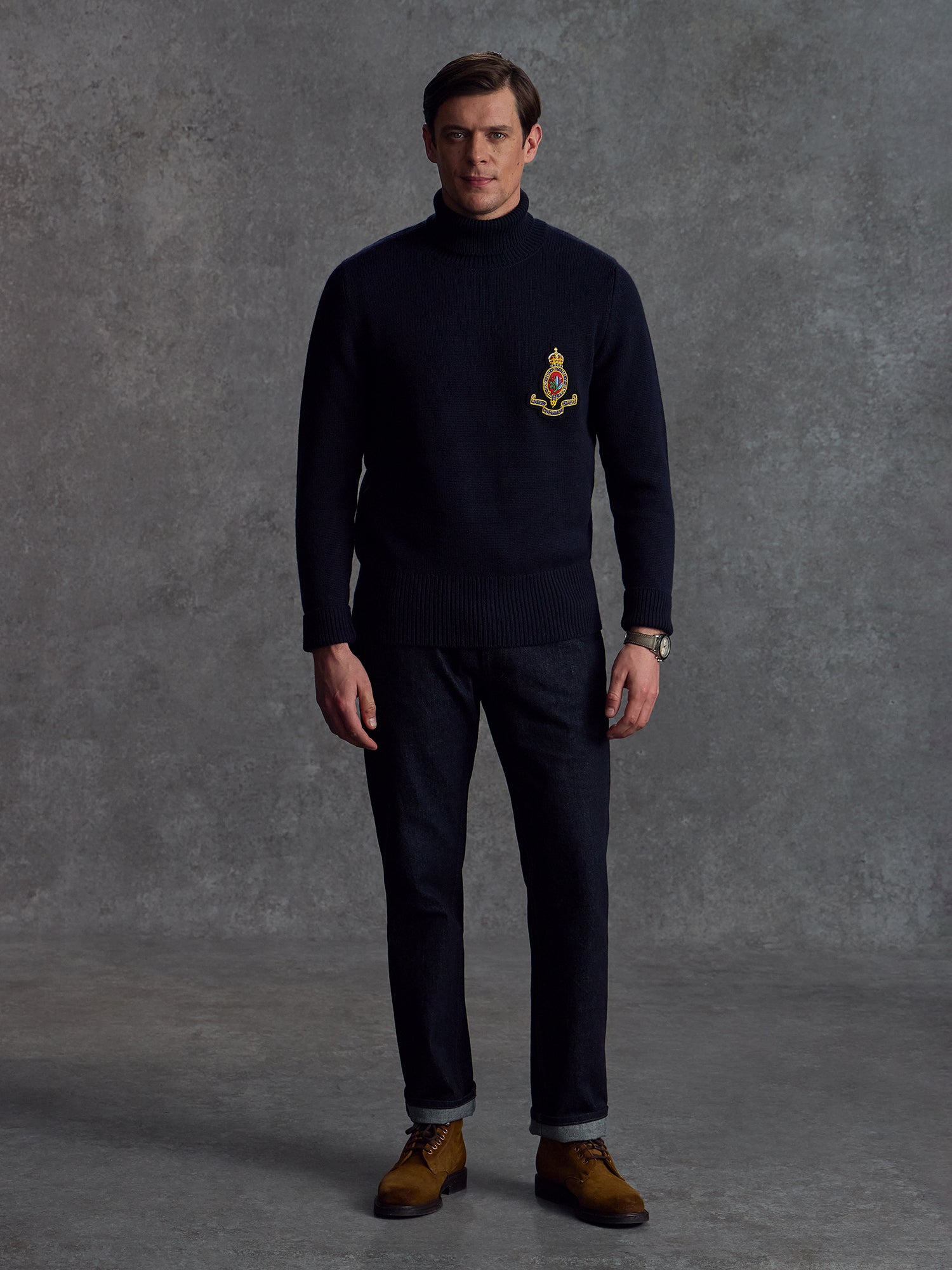 The RHC Cashmere Submariner Rollneck - Ink