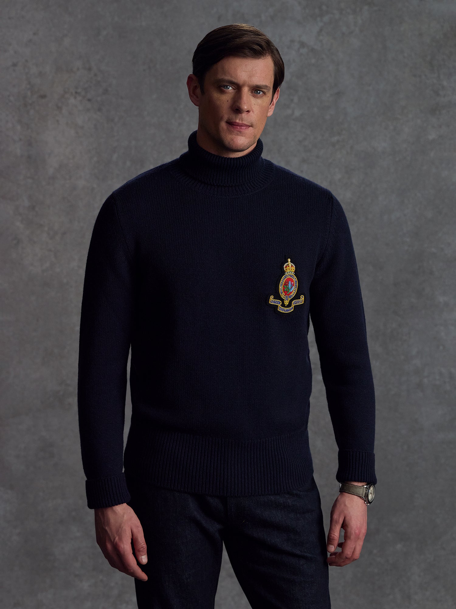 The RHC Cashmere Submariner Rollneck - Ink