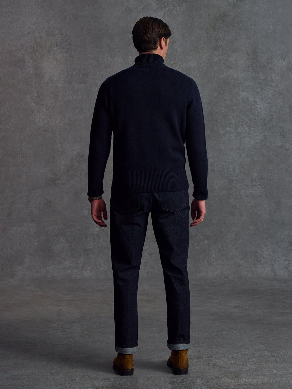 The RHC Cashmere Submariner Rollneck - Ink