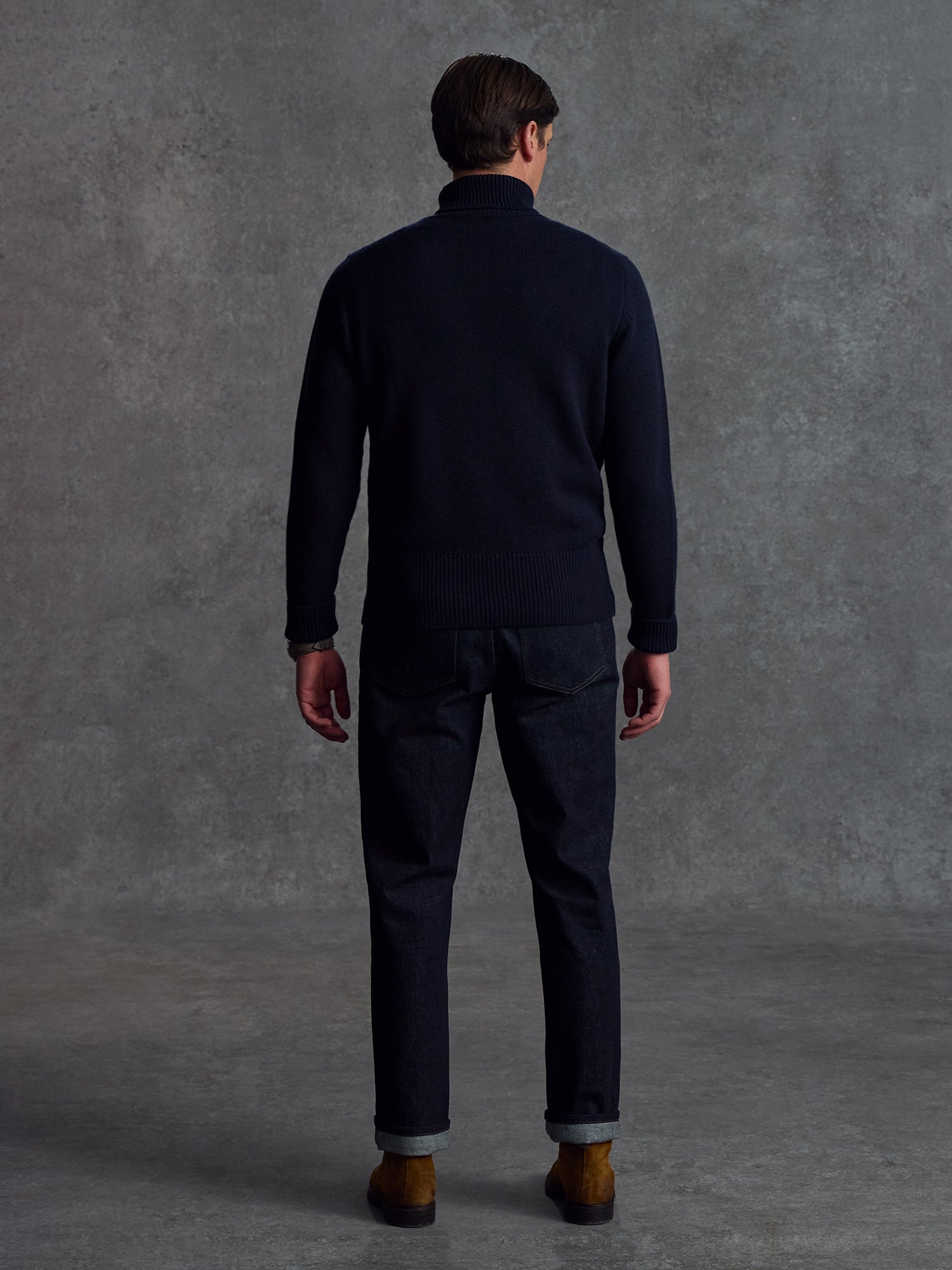The RHC Cashmere Submariner Rollneck - Ink