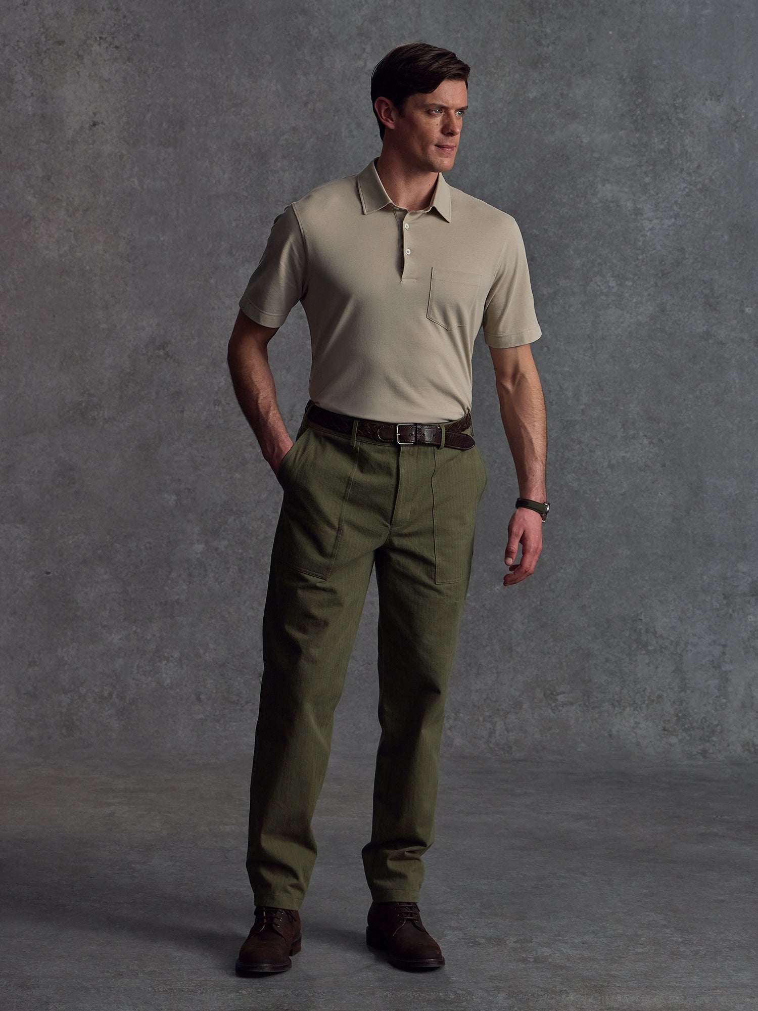 The Civvy Polo - Alabaster