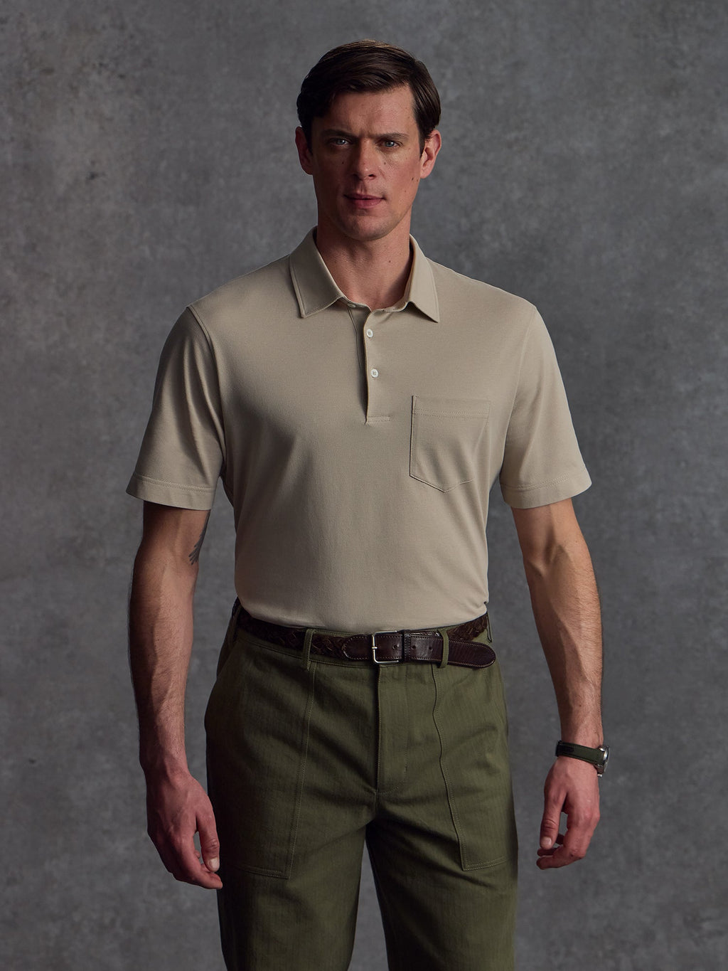 The Civvy Polo - Alabaster