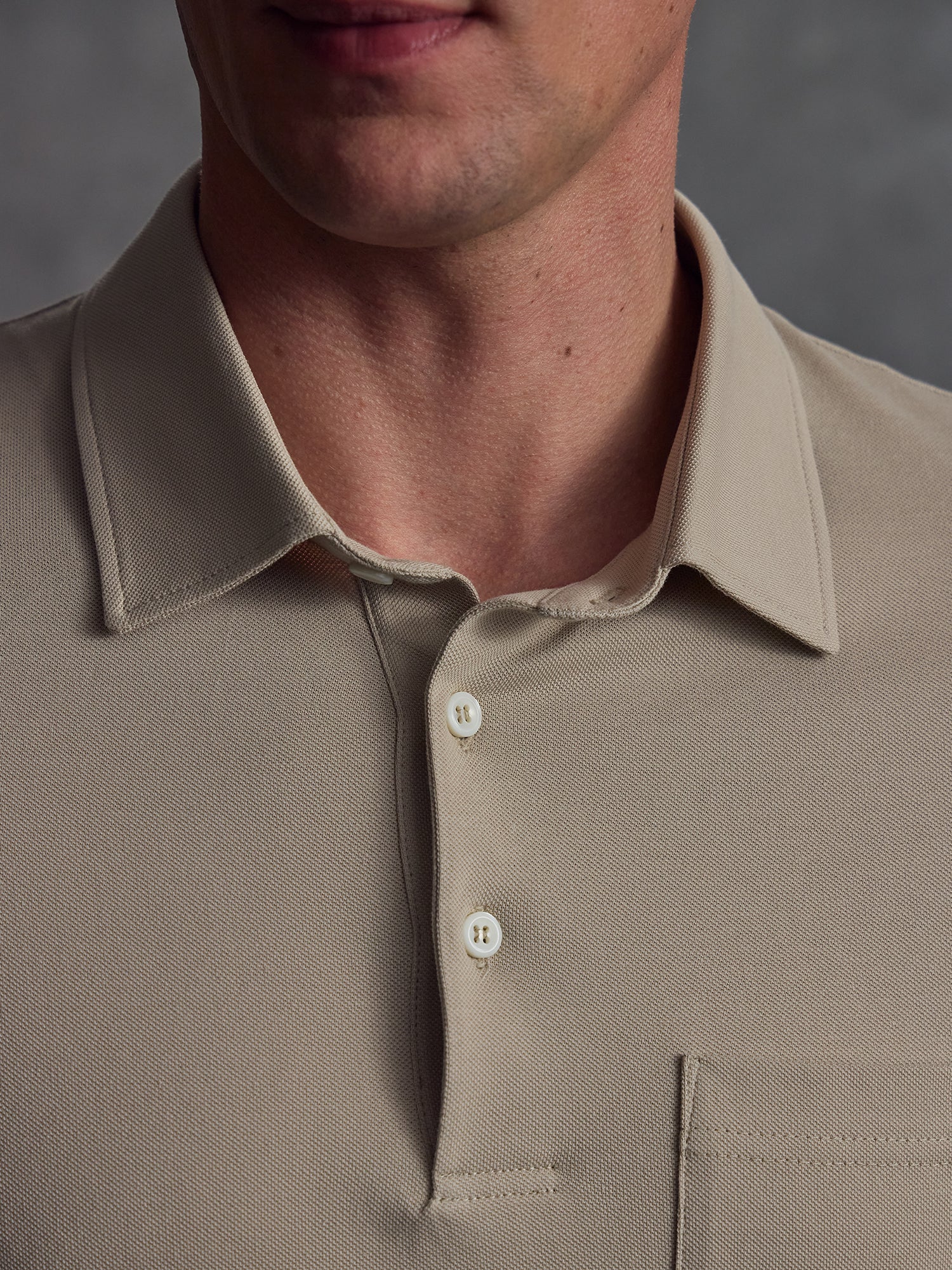 The Civvy Polo - Alabaster