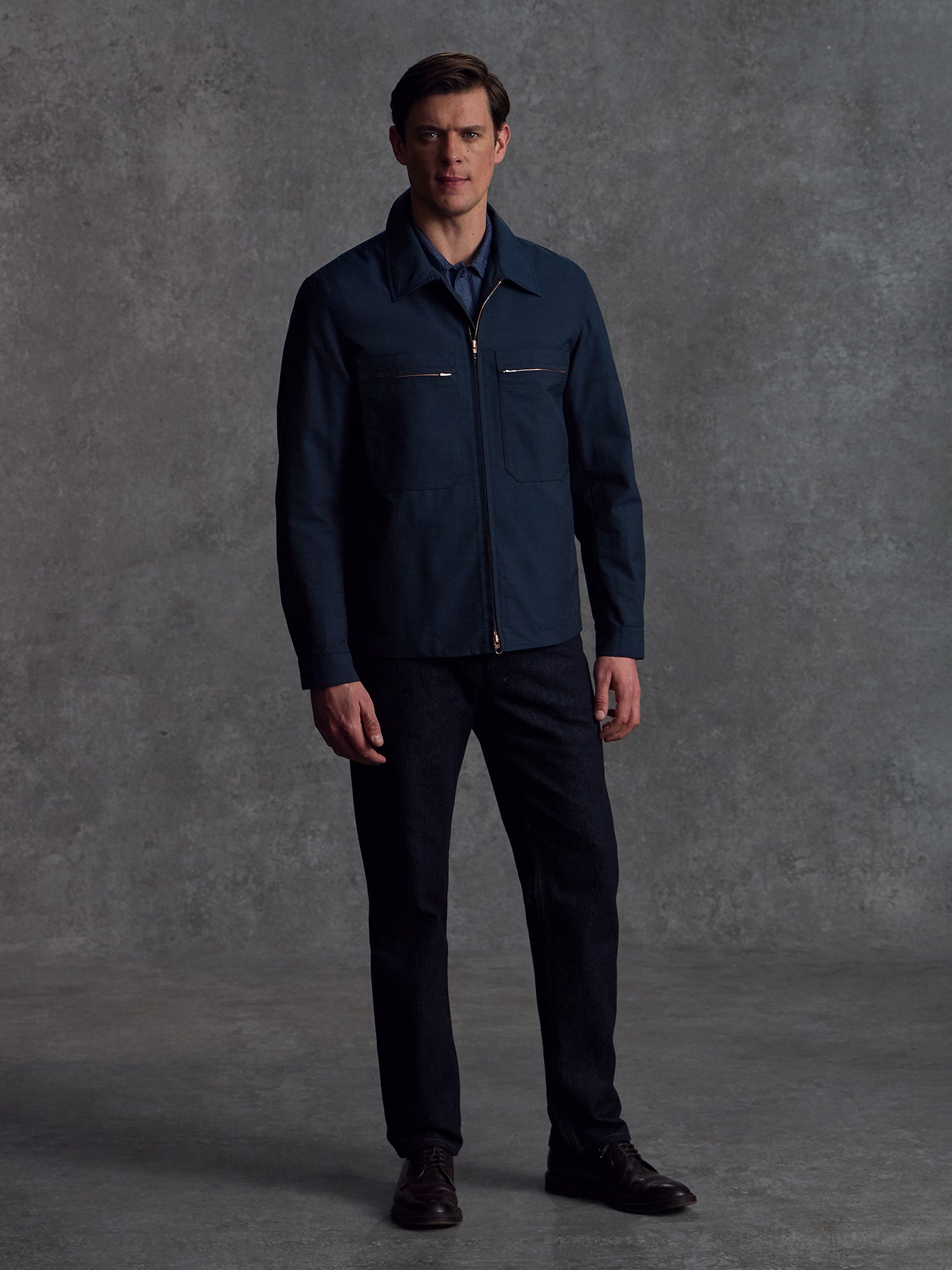The Covert Jacket - Navy