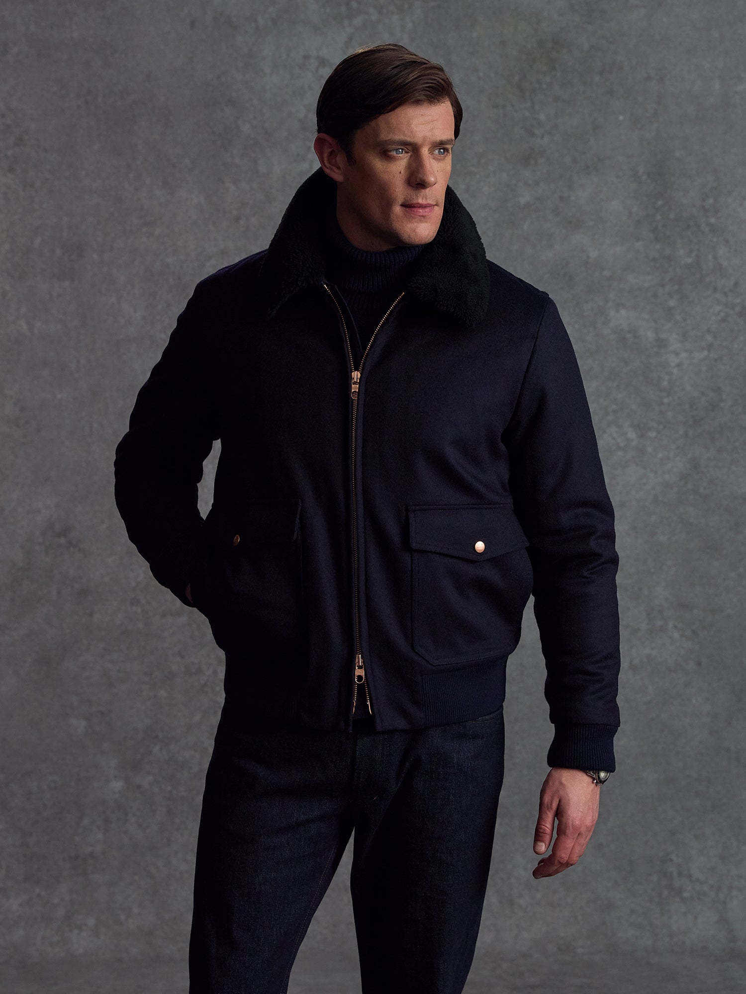 The Flight Jacket - Ink