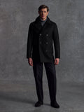The Manchester Peacoat - Black