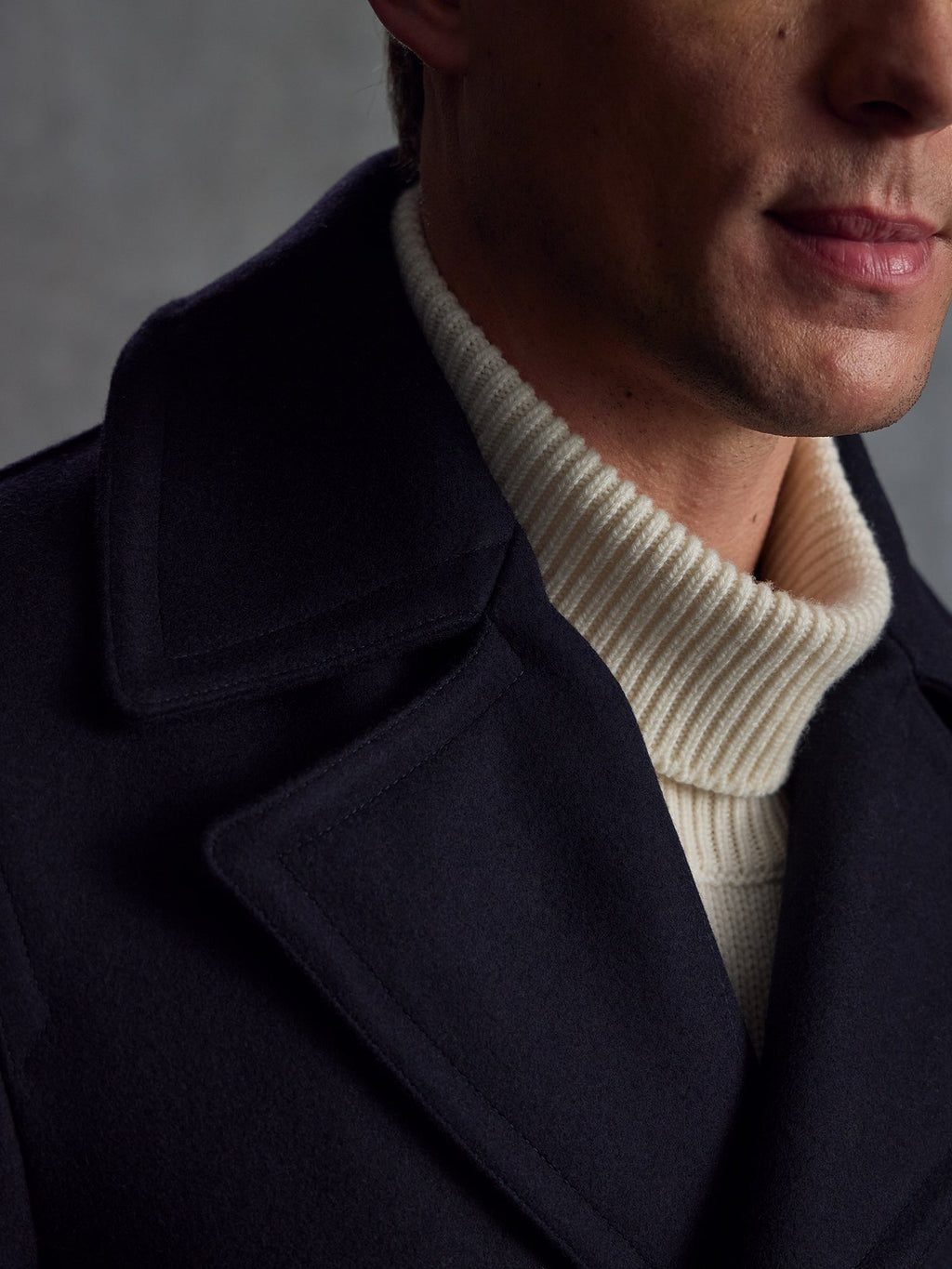 The Manchester Peacoat - Navy (Heroes)