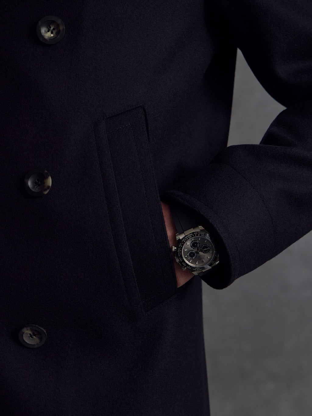The Manchester Peacoat - Navy (Heroes)