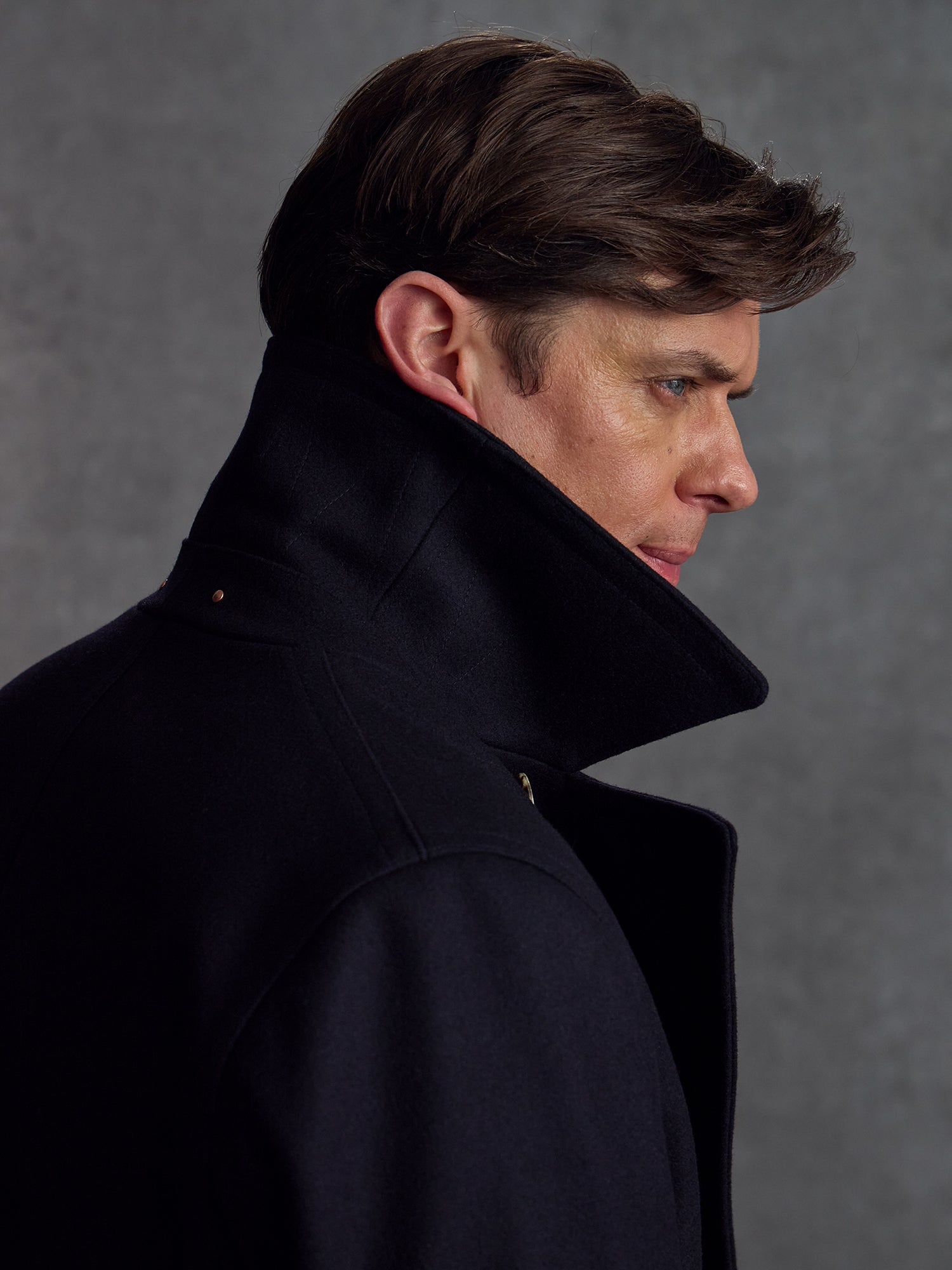 The Manchester Peacoat - Navy