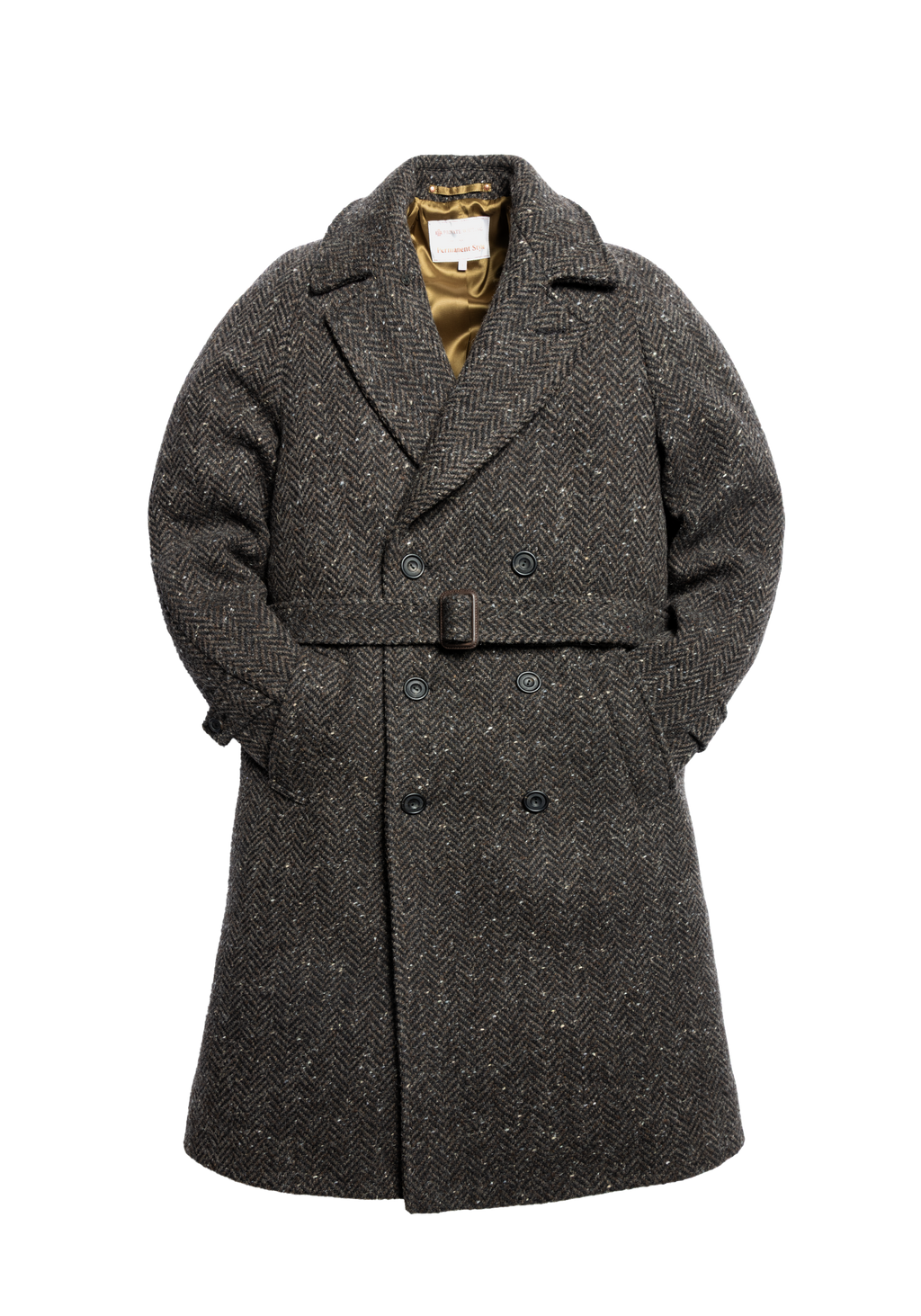 The PS English Tweed Overcoat - Dark Brown