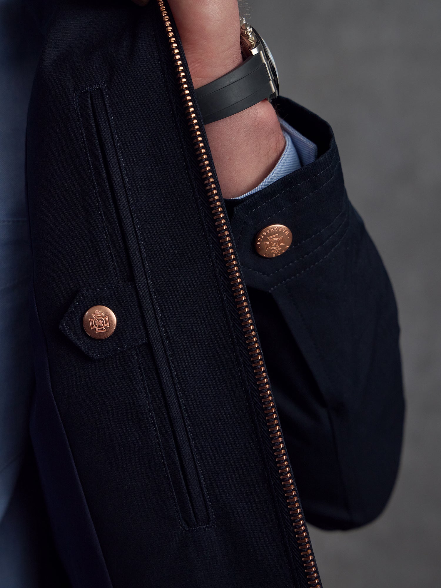 The Ventile® Harrington - Midnight Navy