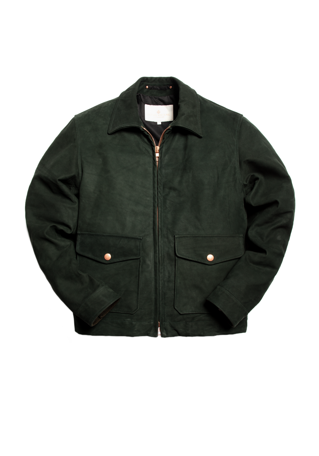 The Calf Suede Bomber - Willow