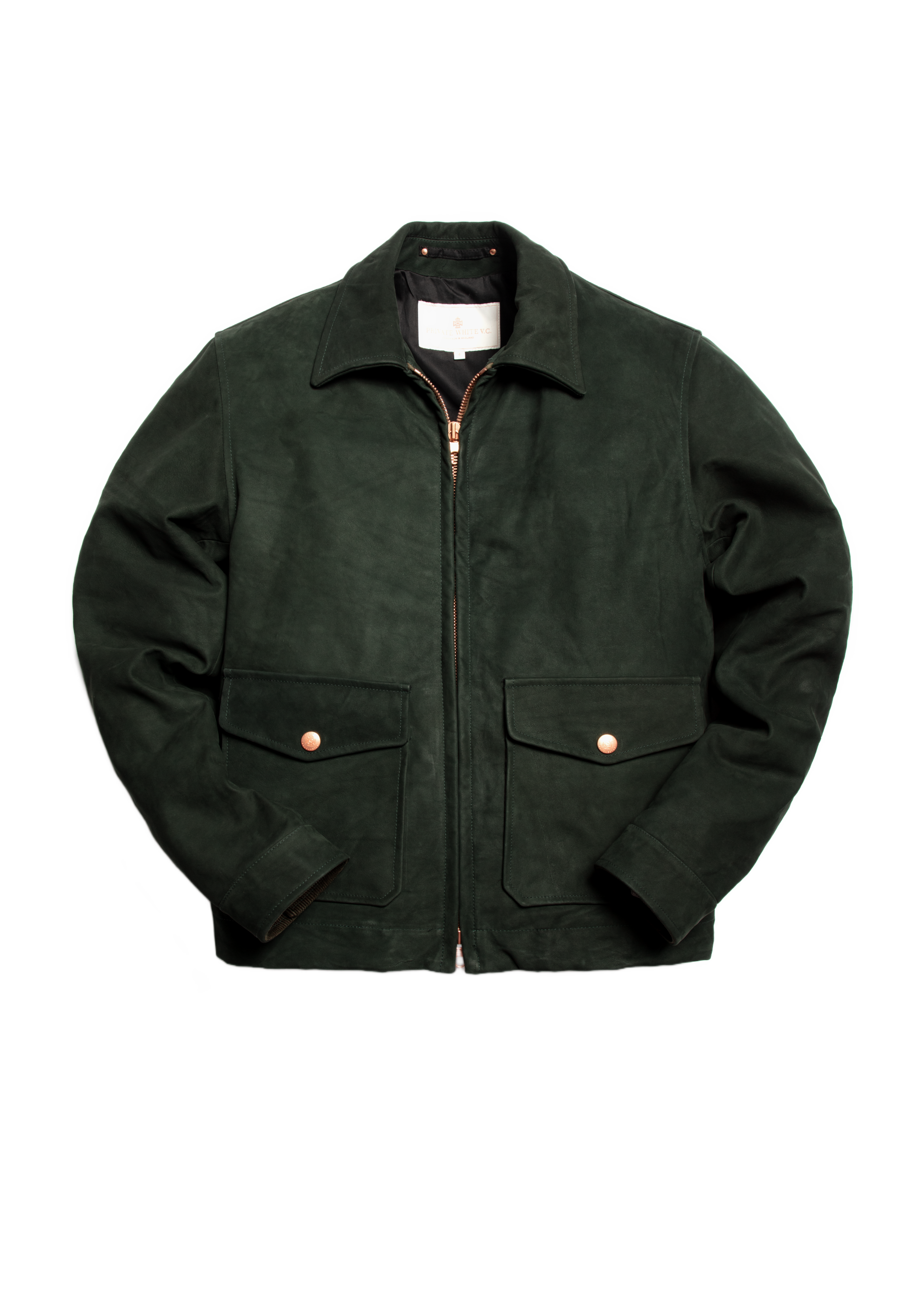 The Calf Suede Bomber - Willow