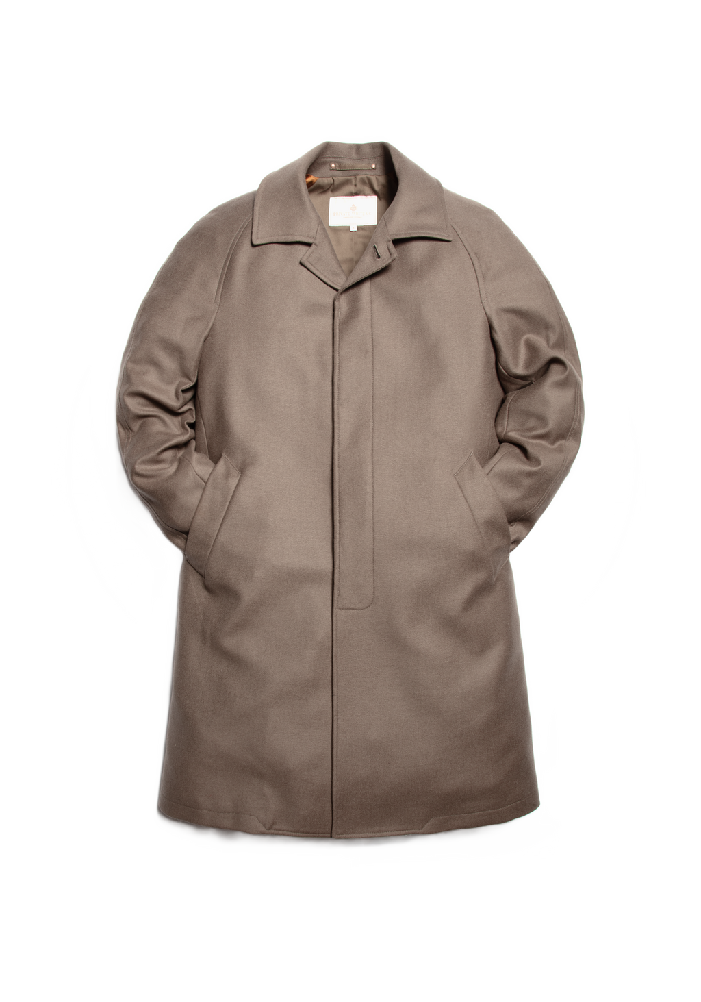 The Cashmere Crew Coat - Camel