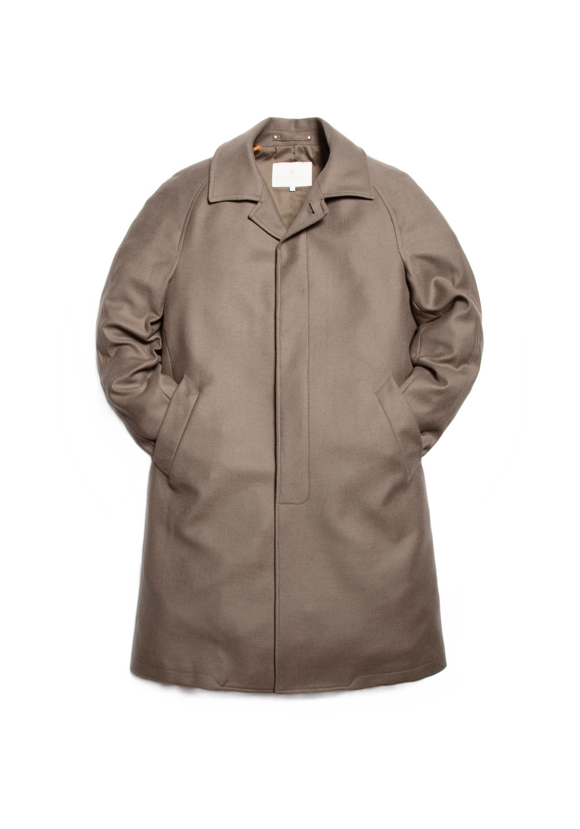 The Cashmere Crew Coat - Camel