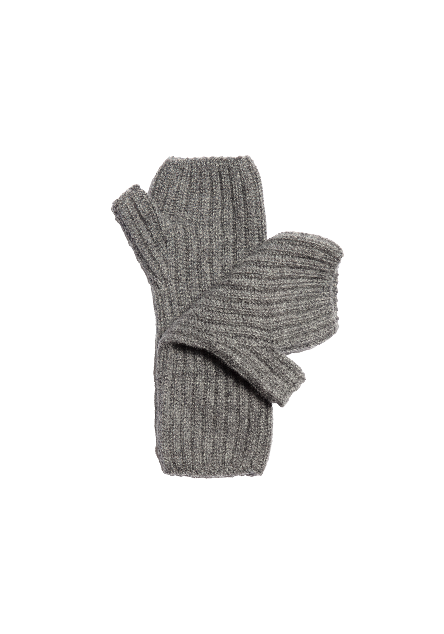 The Cashmere Wrist Warmers - Cobble Grey