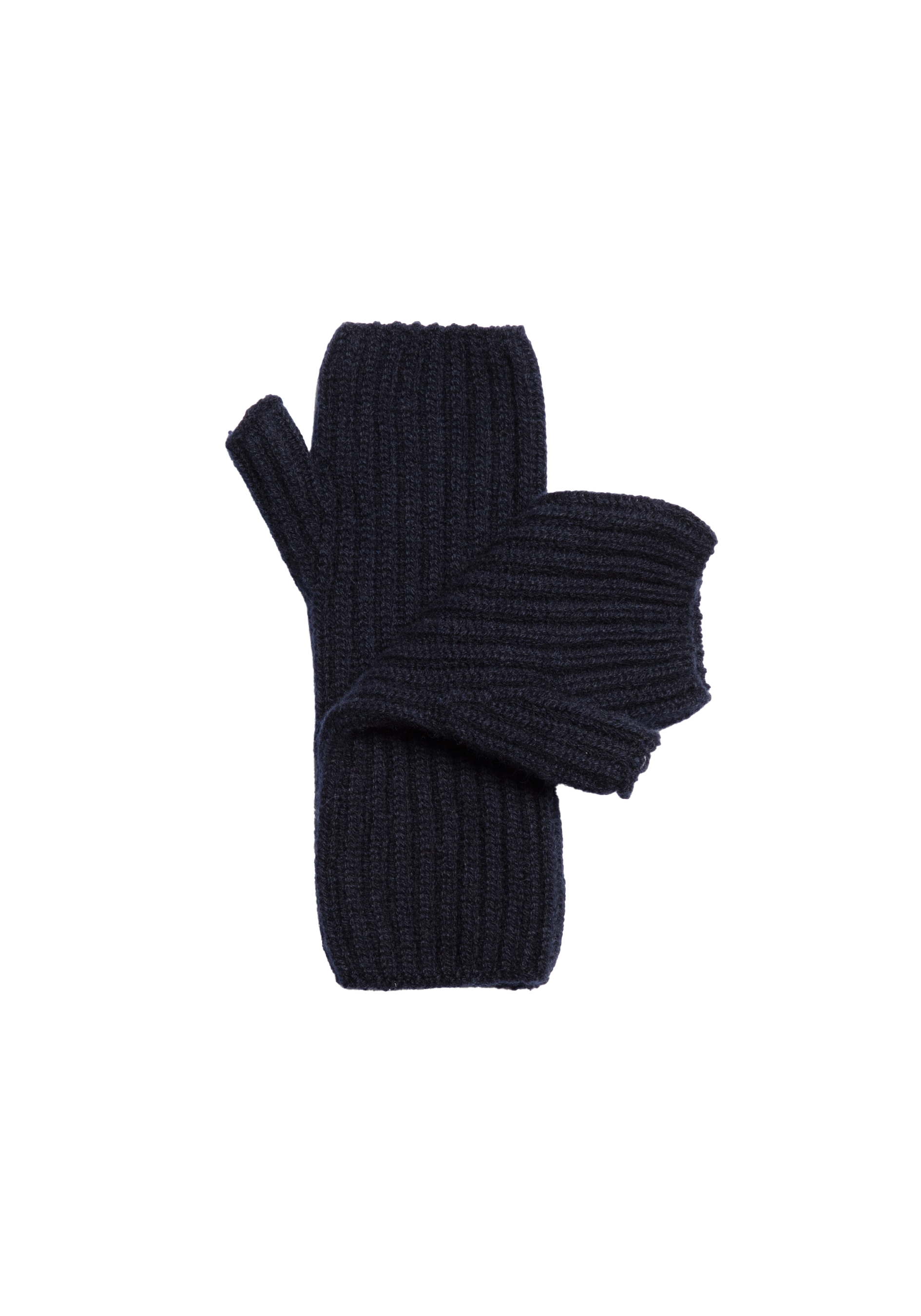 The Cashmere Wrist Warmers - Midnight