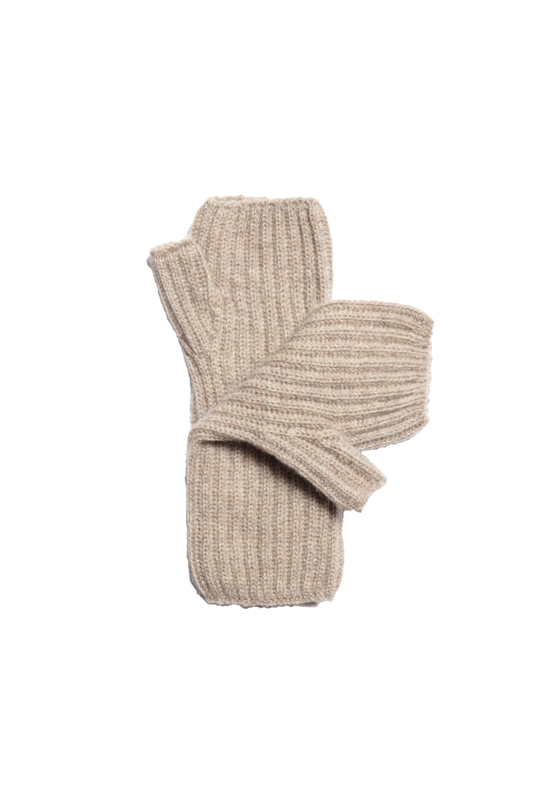 The Cashmere Wrist Warmers - Pebble