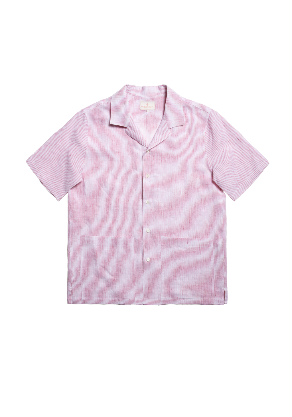 The Chelsea Cuban Collar Shirt - Brick