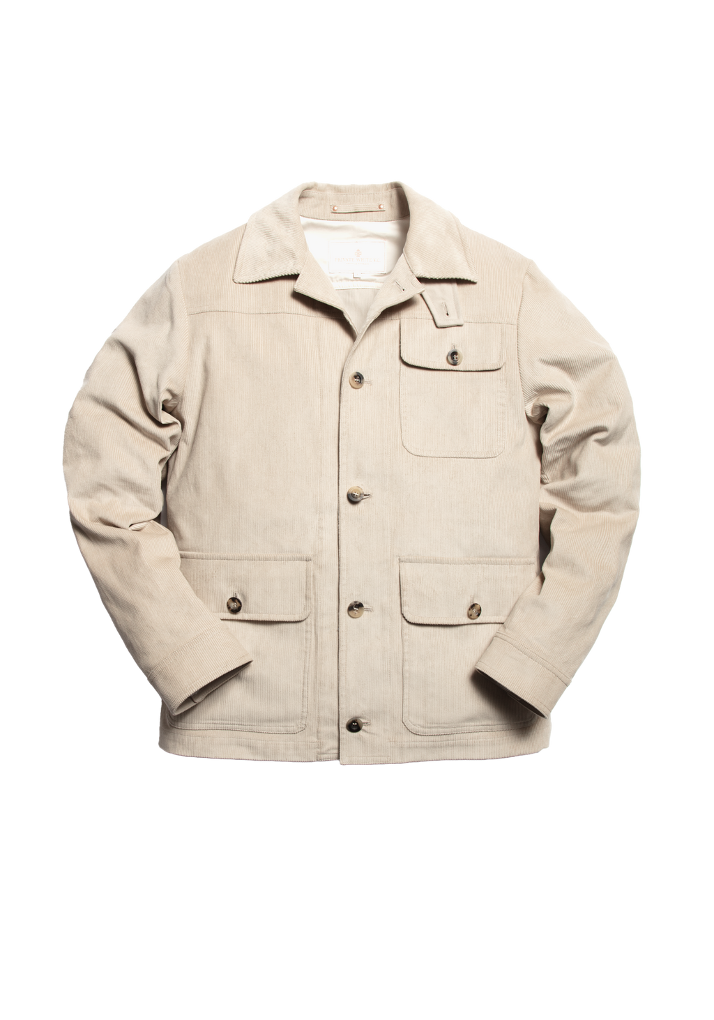 The Cord Pocket Jacket - Alabaster