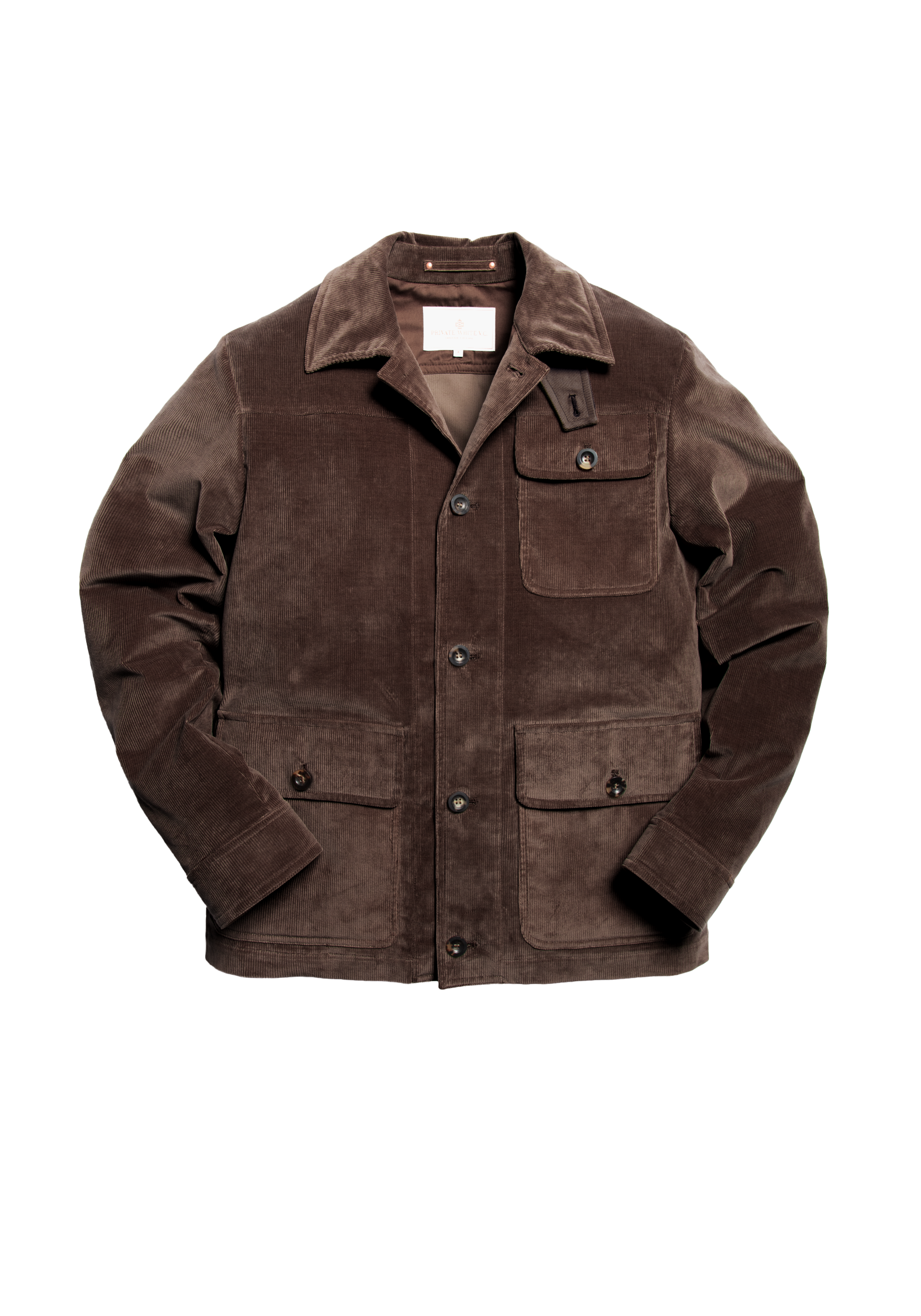 The Cord Pocket Jacket - Bark