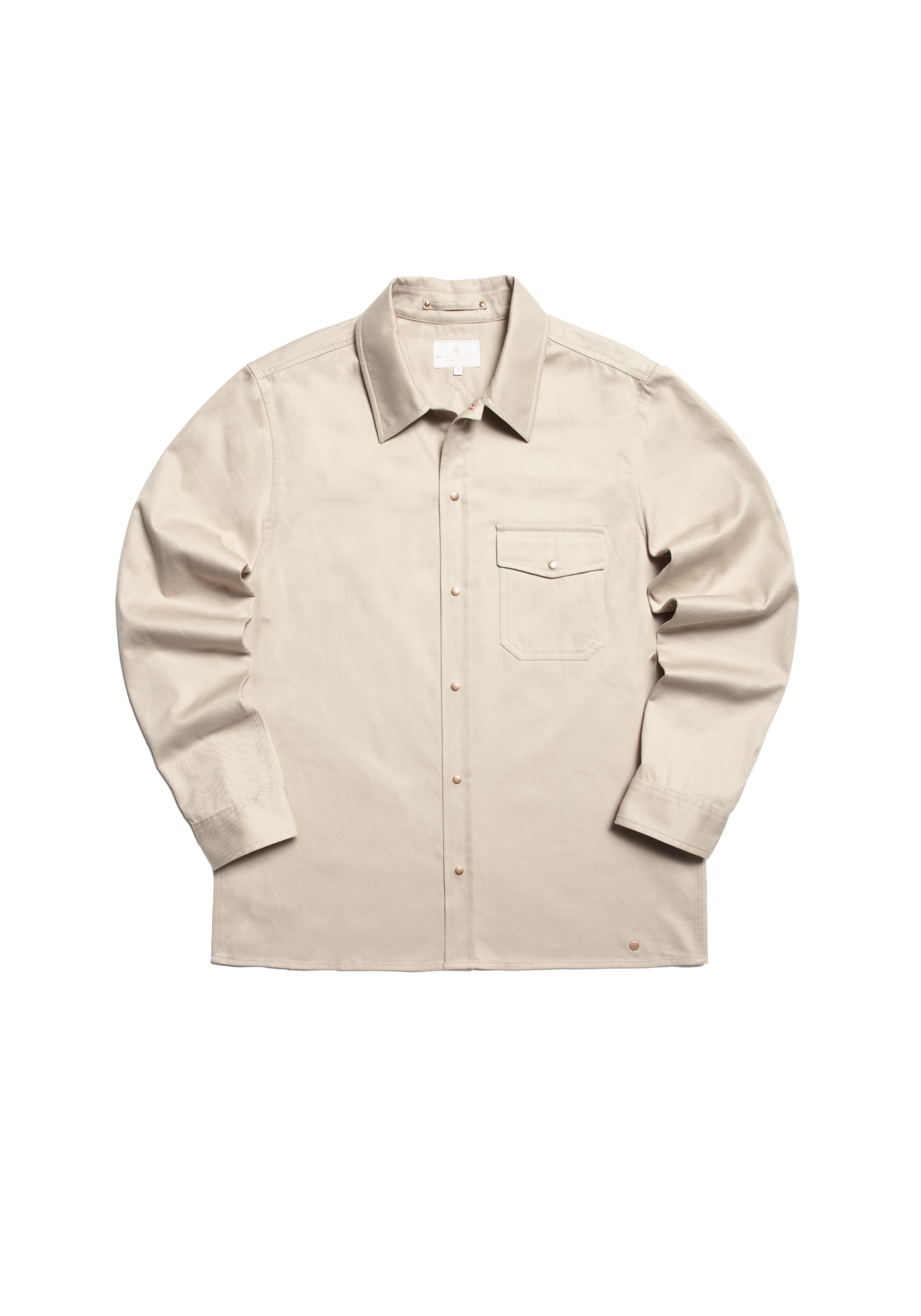 The Demob Shirt - Cotton Sand