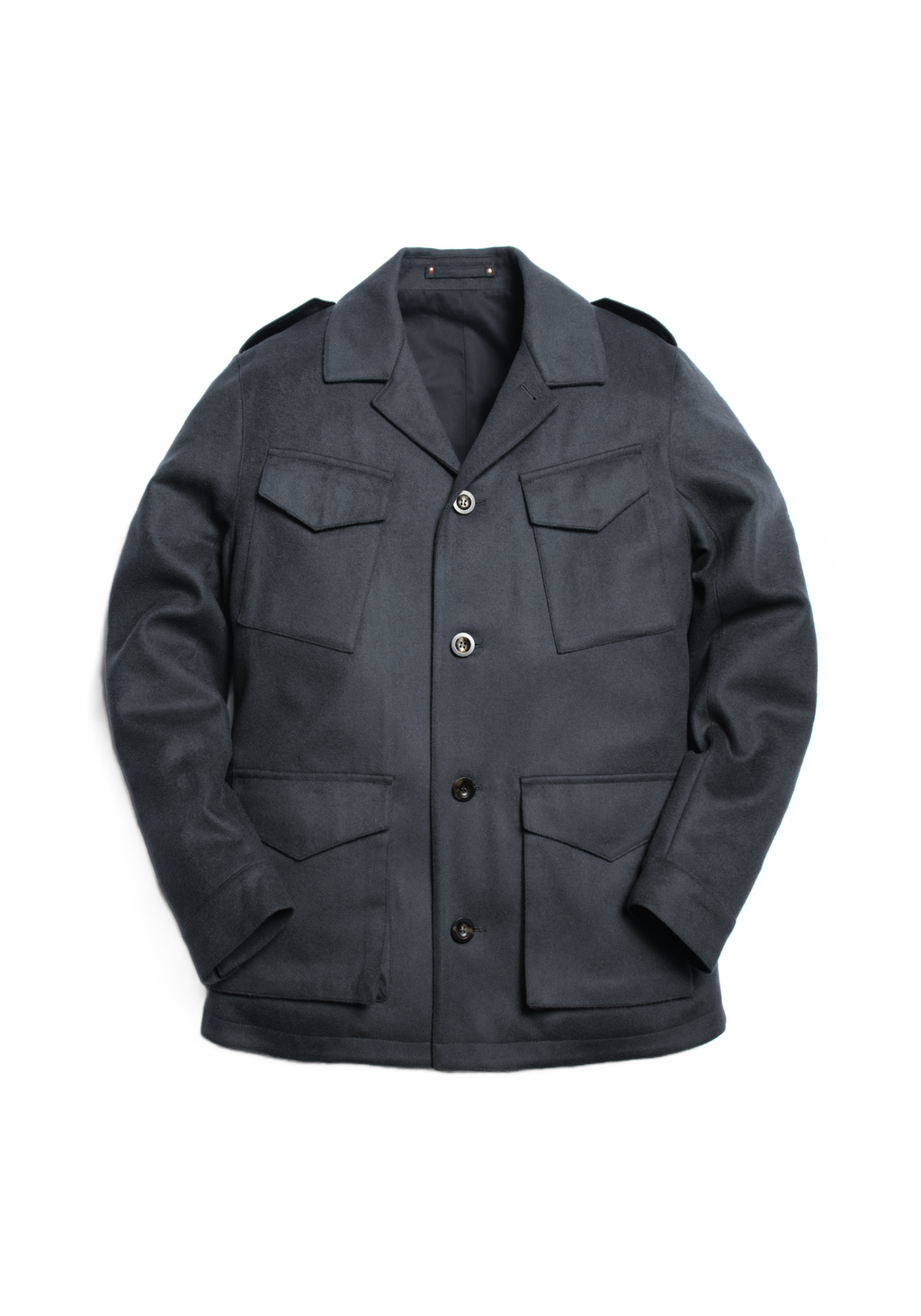 The Doeskin Revere Field Jacket - Cobble Grey