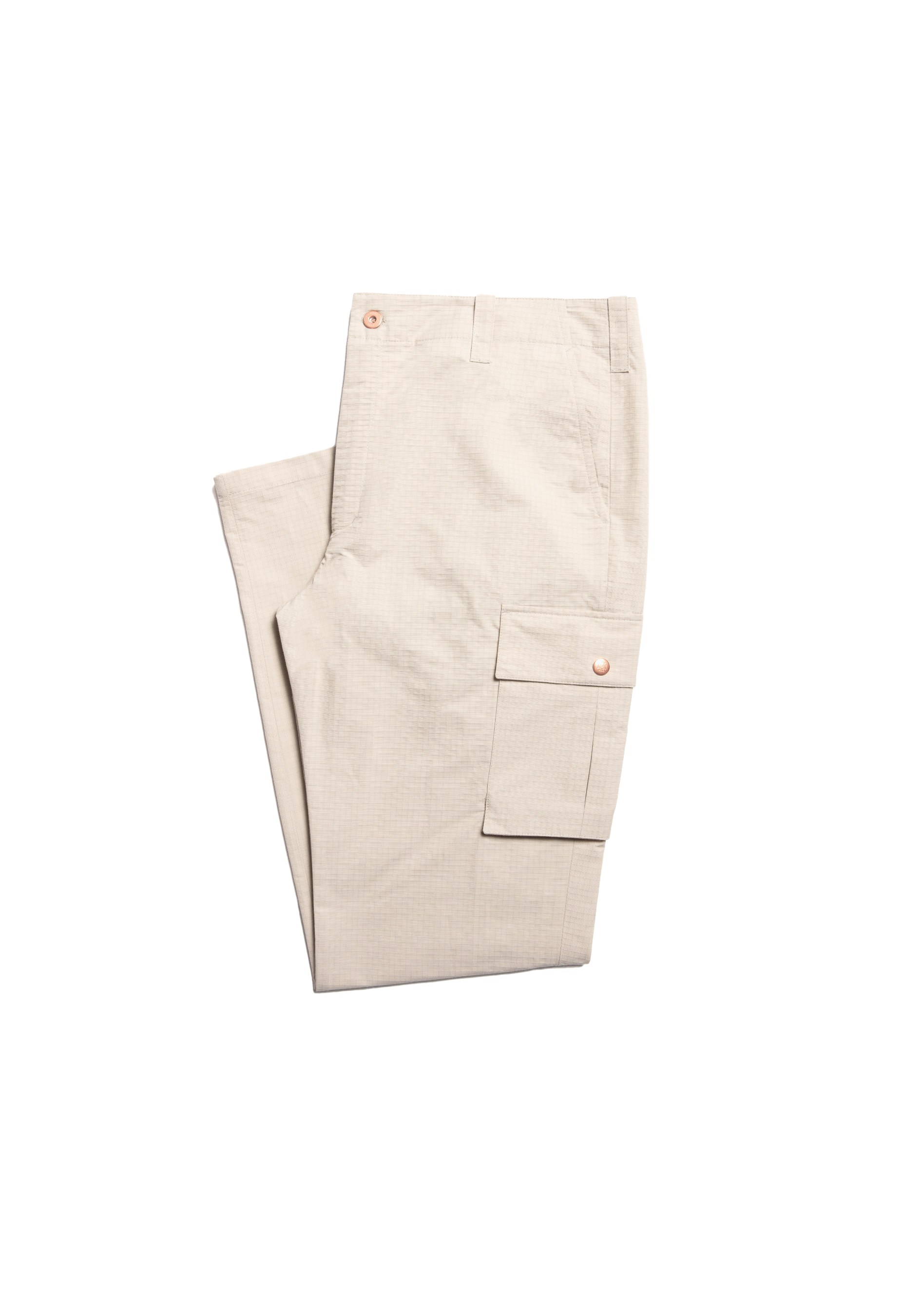 The Fitzrovia Cargo Trousers - Alabaster
