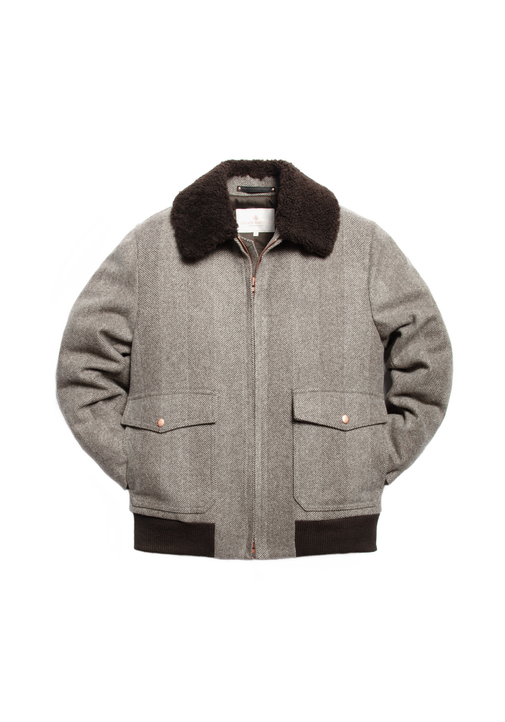 The Loden Flight Jacket - Bark