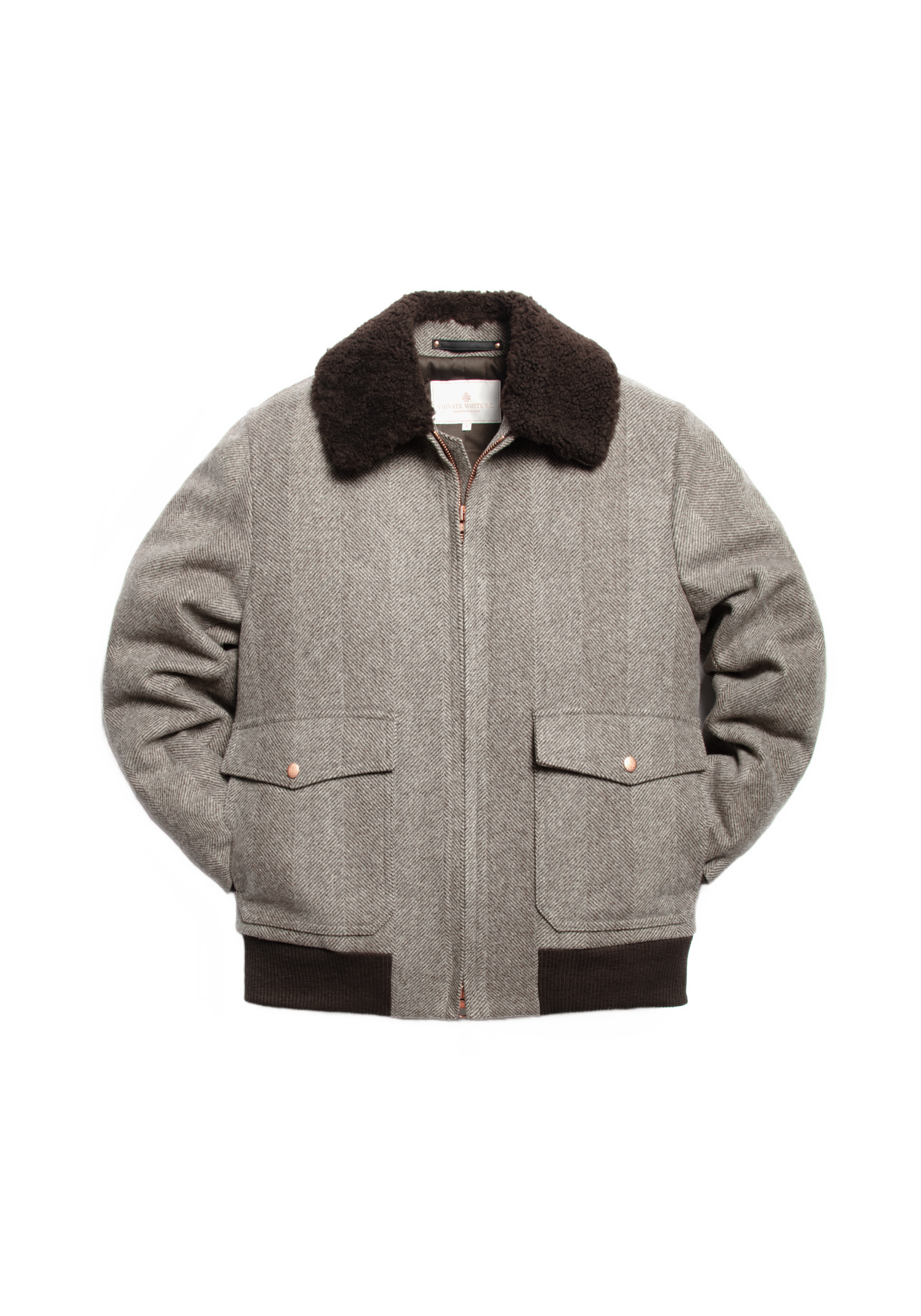 The Loden Flight Jacket - Bark