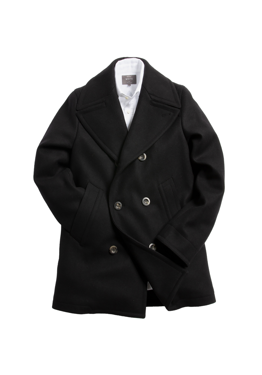 The Manchester Peacoat - Black