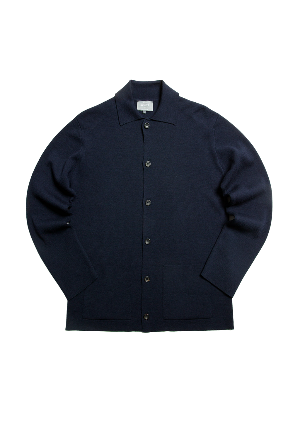 The Merino Knitted Jacket - Midnight
