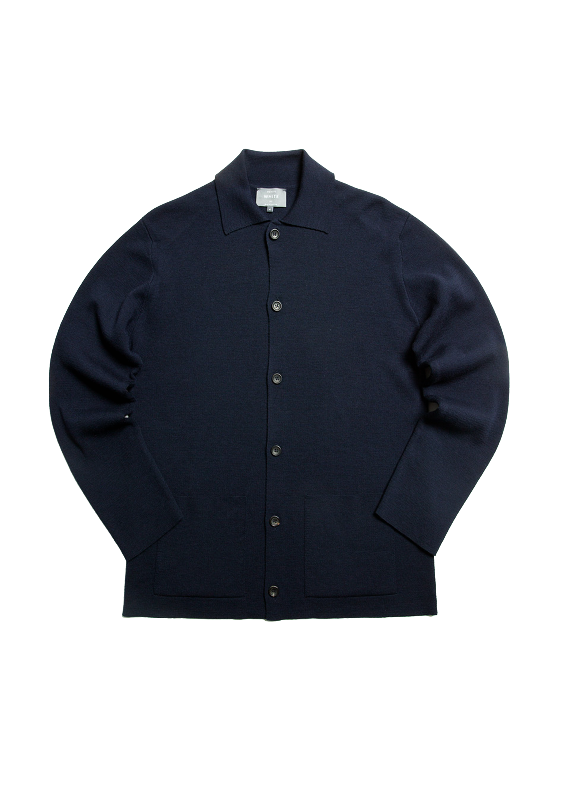 The Merino Knitted Jacket - Midnight