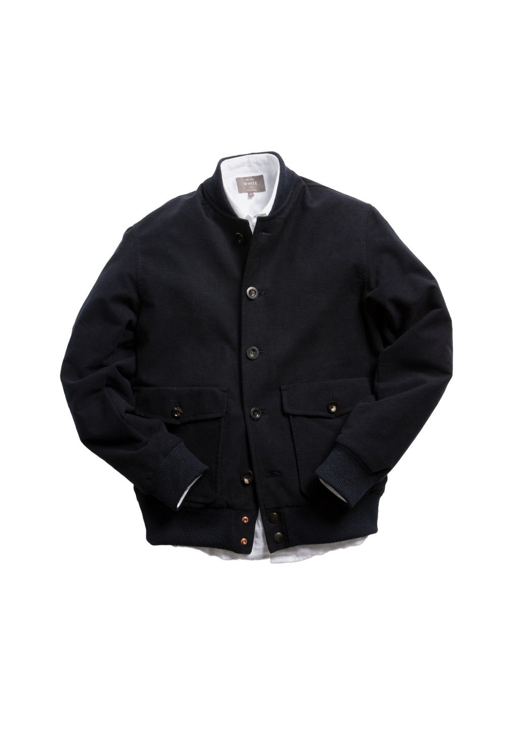 The Moleskin Bomber - Navy