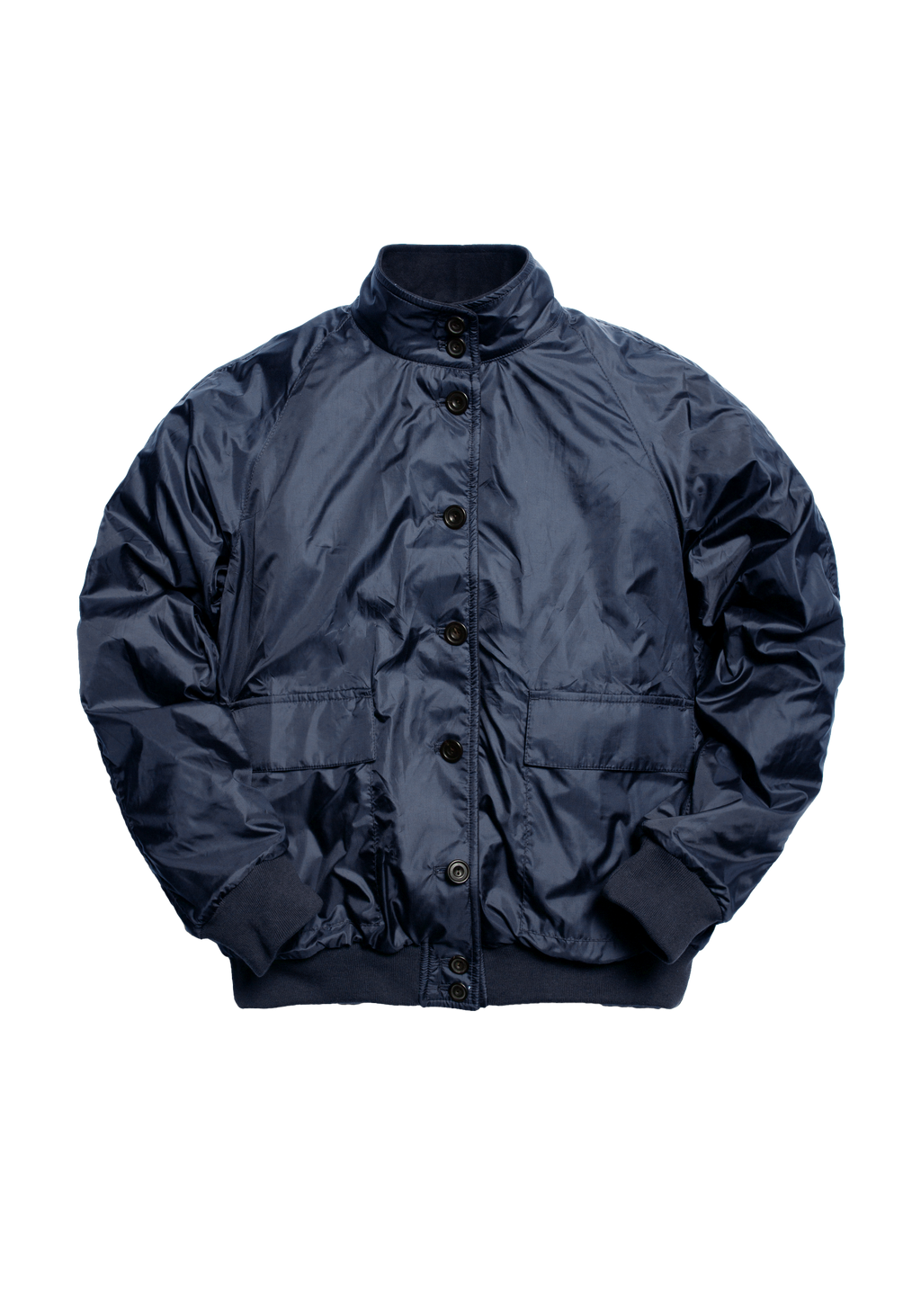 The PS Reversible Suede Bomber - Navy