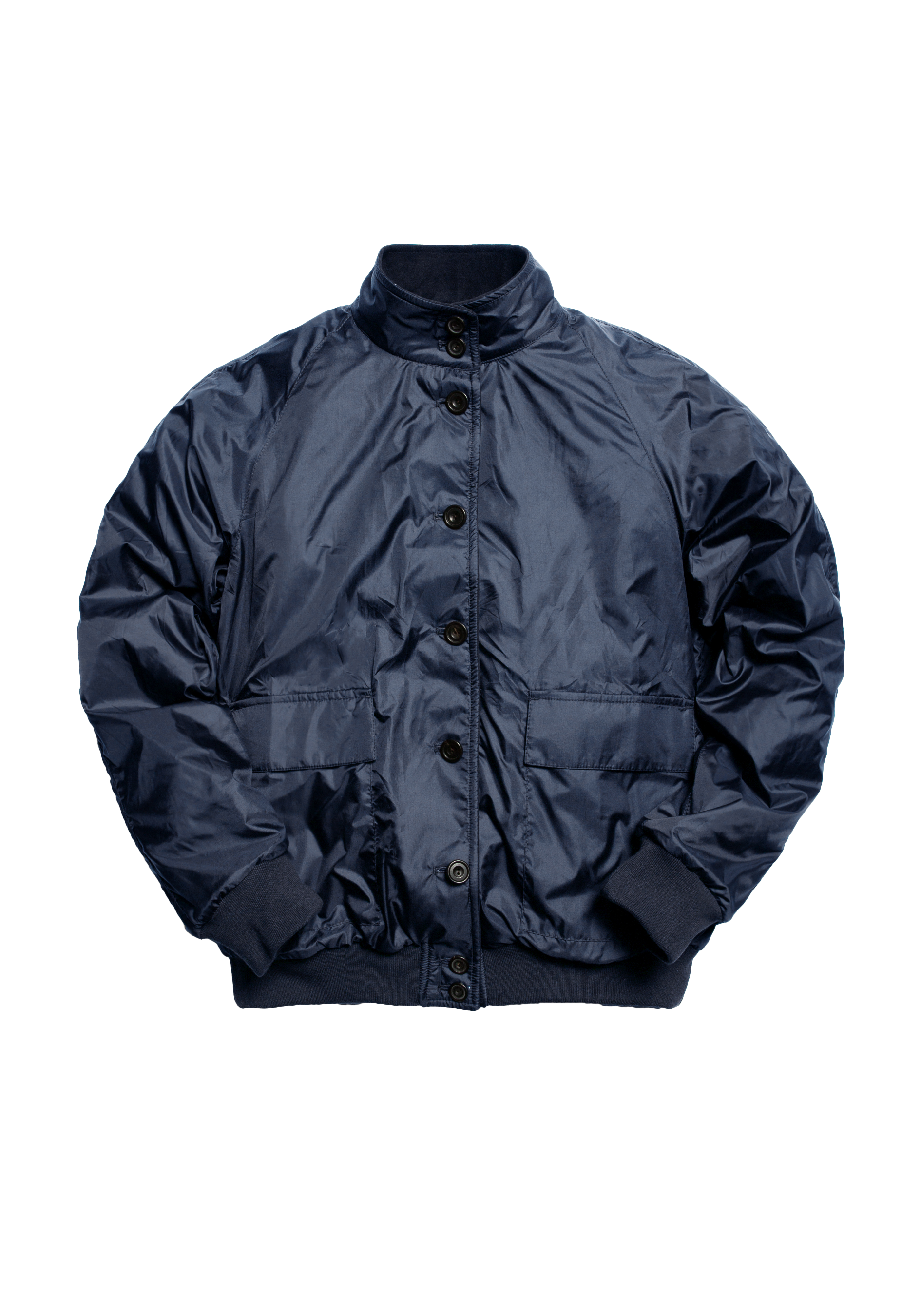 The PS Reversible Suede Bomber - Navy