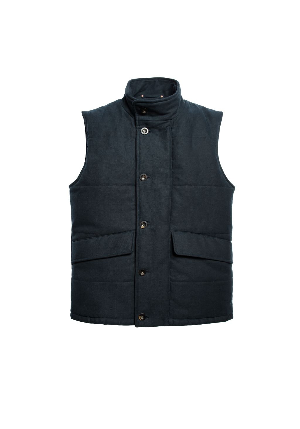 The Panama Wadded Gilet - Ink