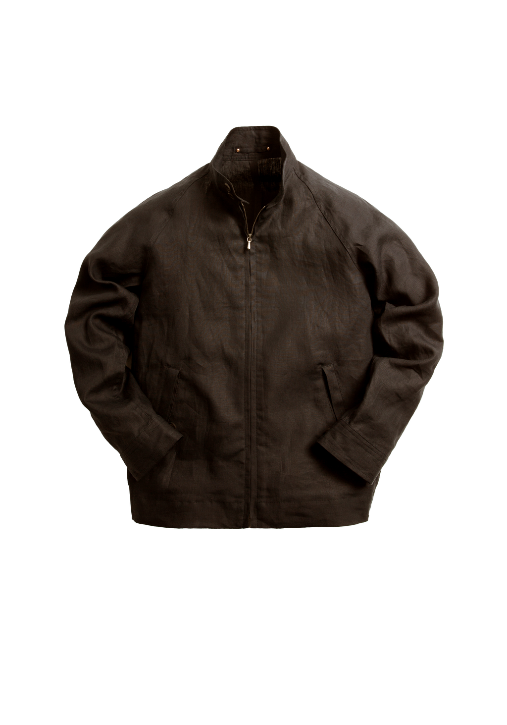 The Permanent Style Linen Harrington - Brown