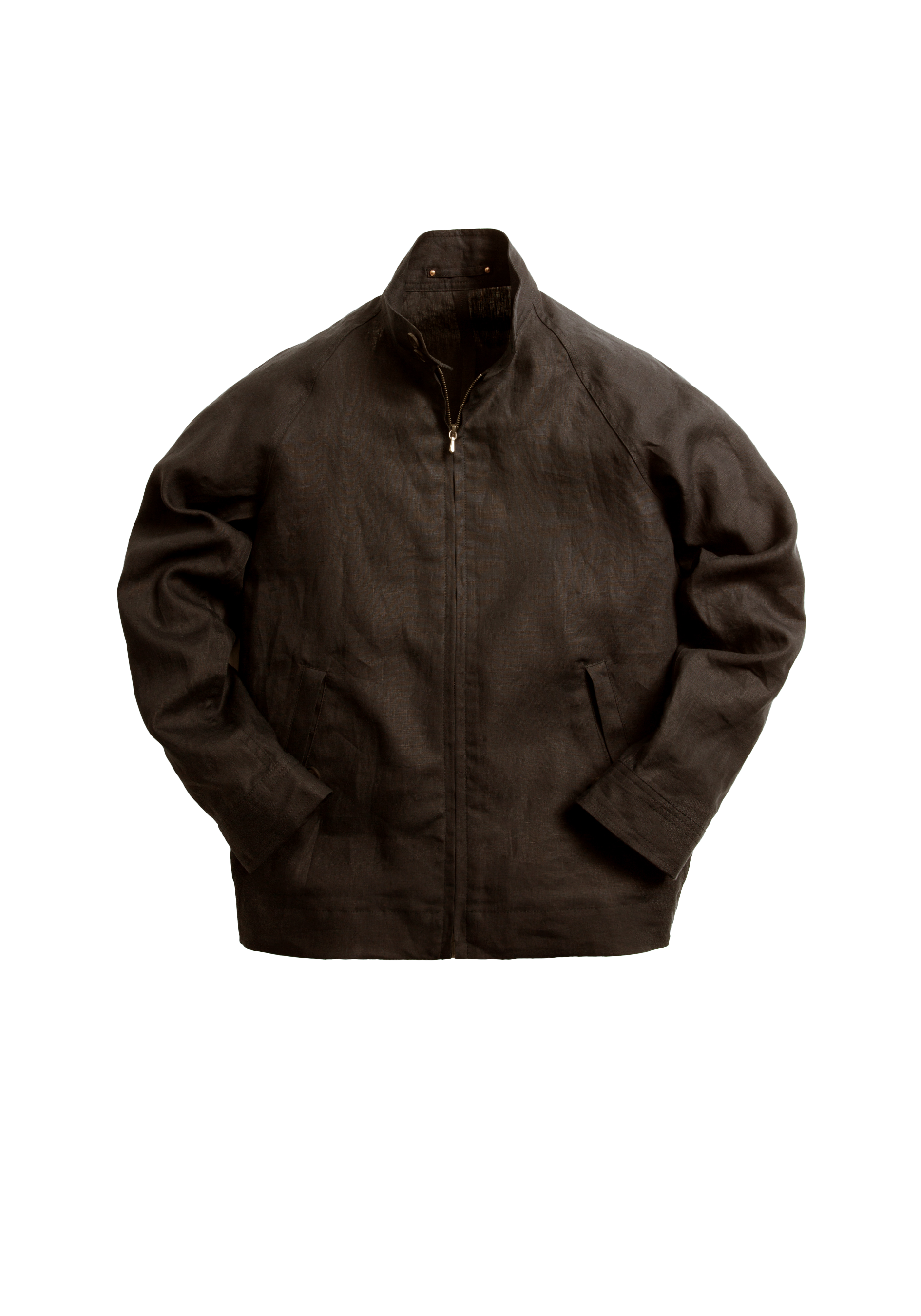 The Permanent Style Linen Harrington - Brown
