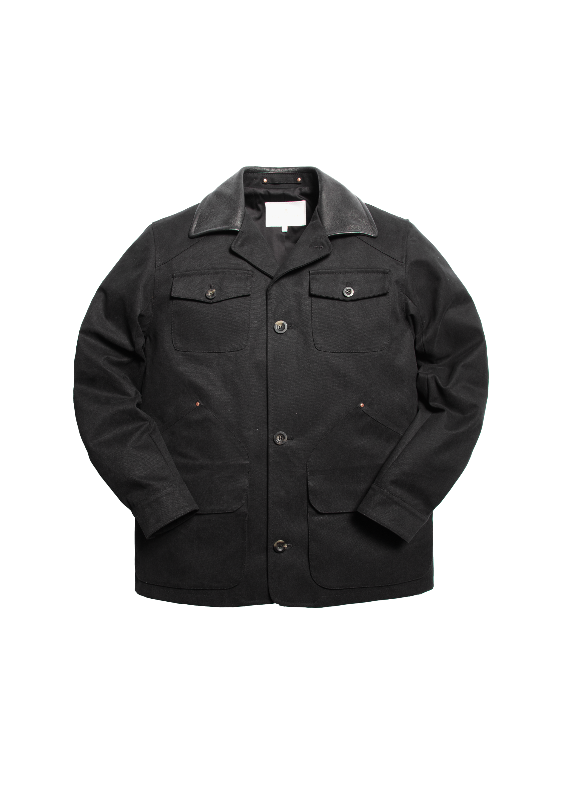 The Pocket Jacket - Ivory Black